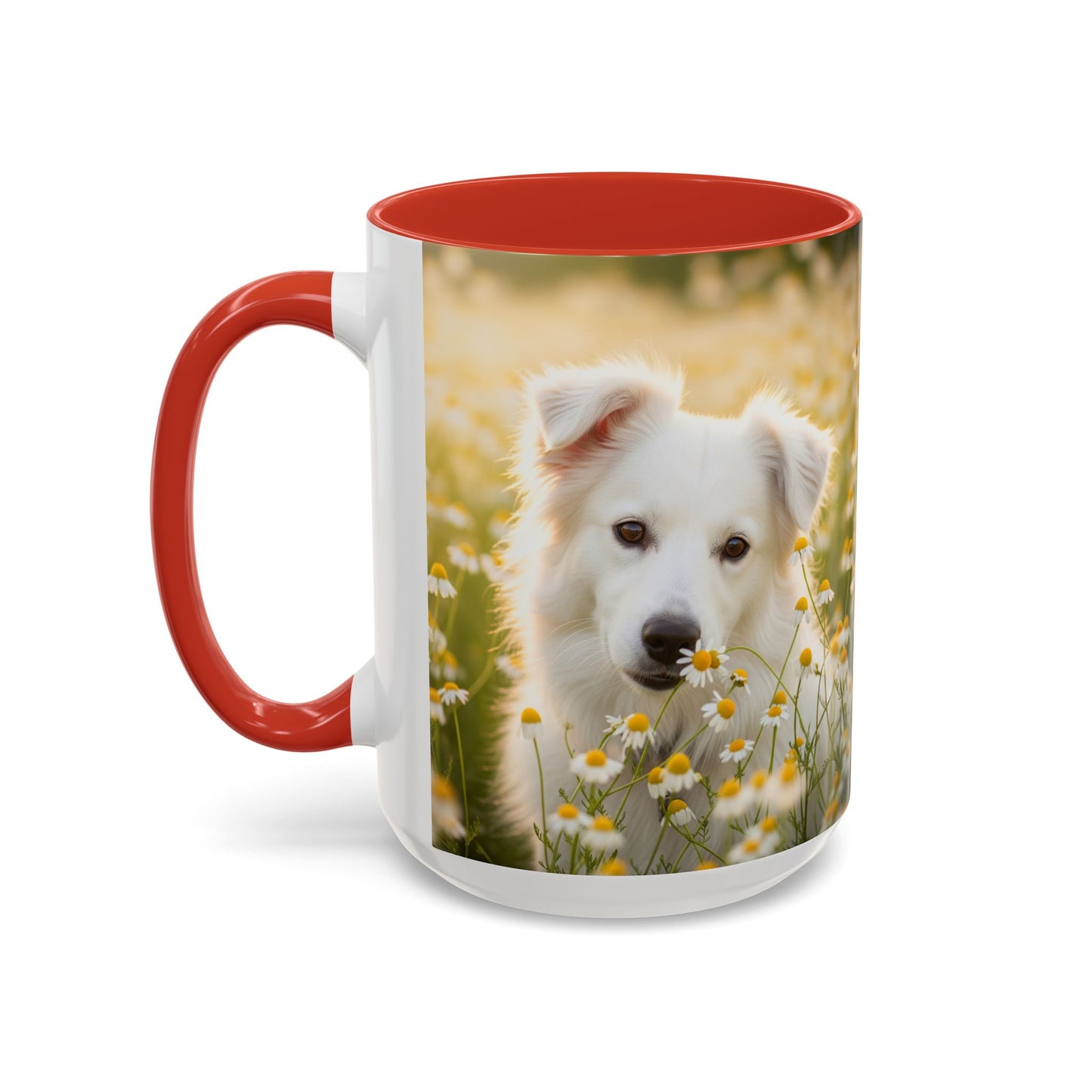 Russkaya Tsvetnaya Bolonka Accent Coffee Mug - Perfect Gift for Dog Lovers