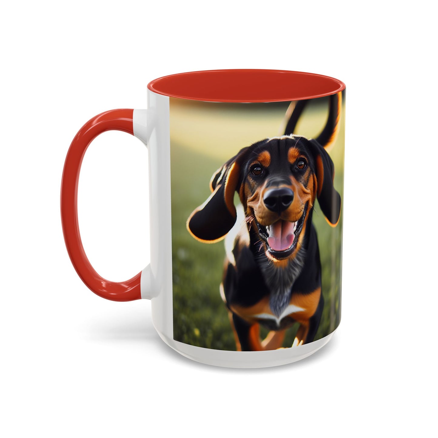 Black and Tan Coonhound Accent Coffee Mug - Perfect Gift for Dog Lovers