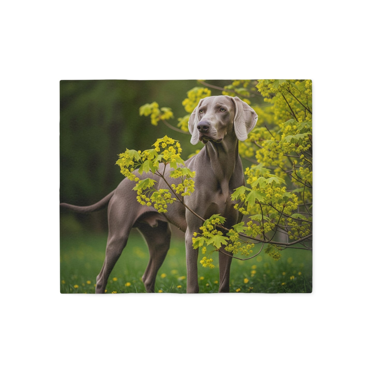 Weimaraner Sweatshirt Blanket