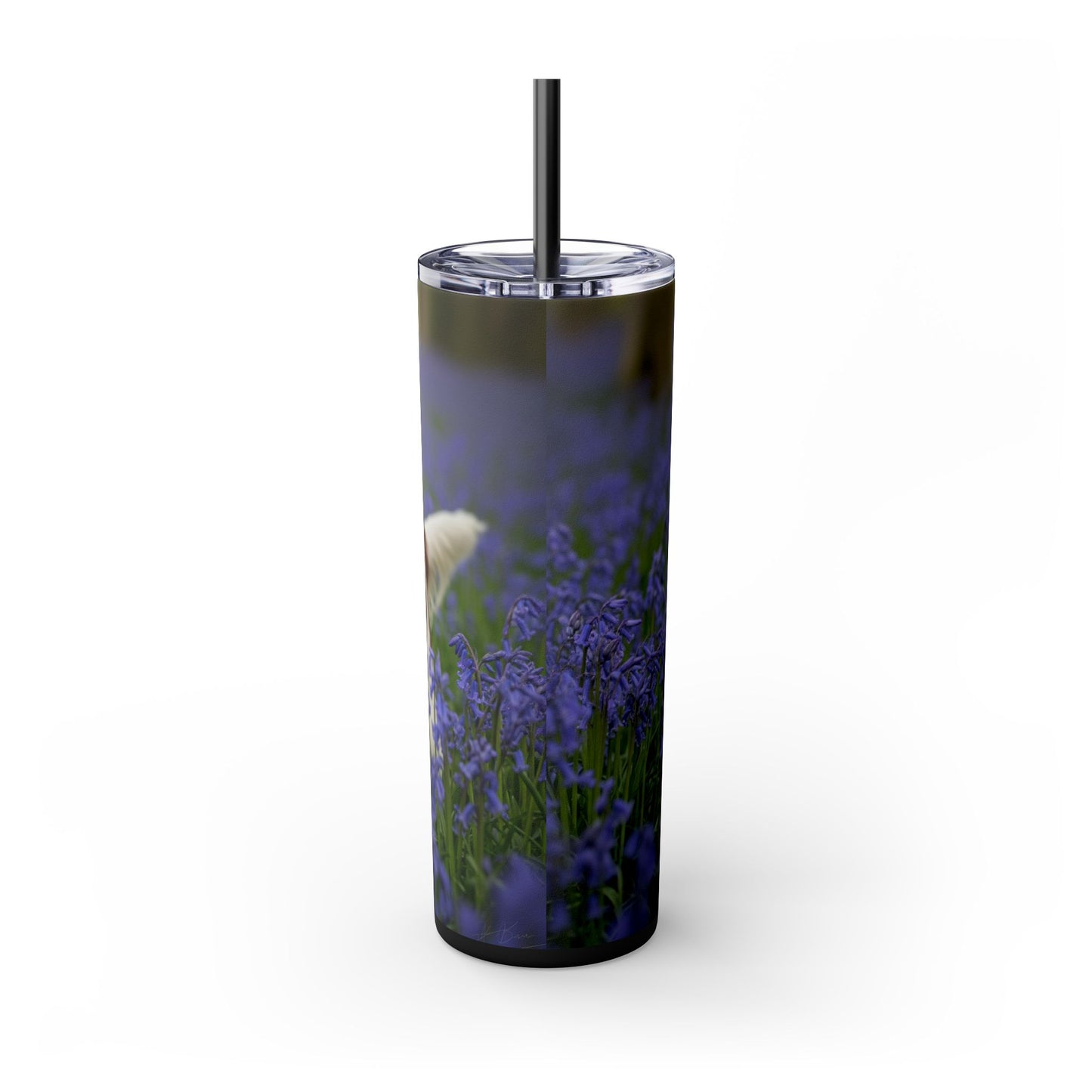 Welsh Springer Spaniel Skinny Tumbler with Straw, 20oz