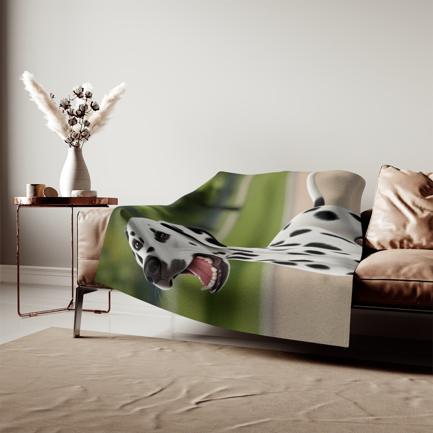 Dalmatian Sweatshirt Blanket