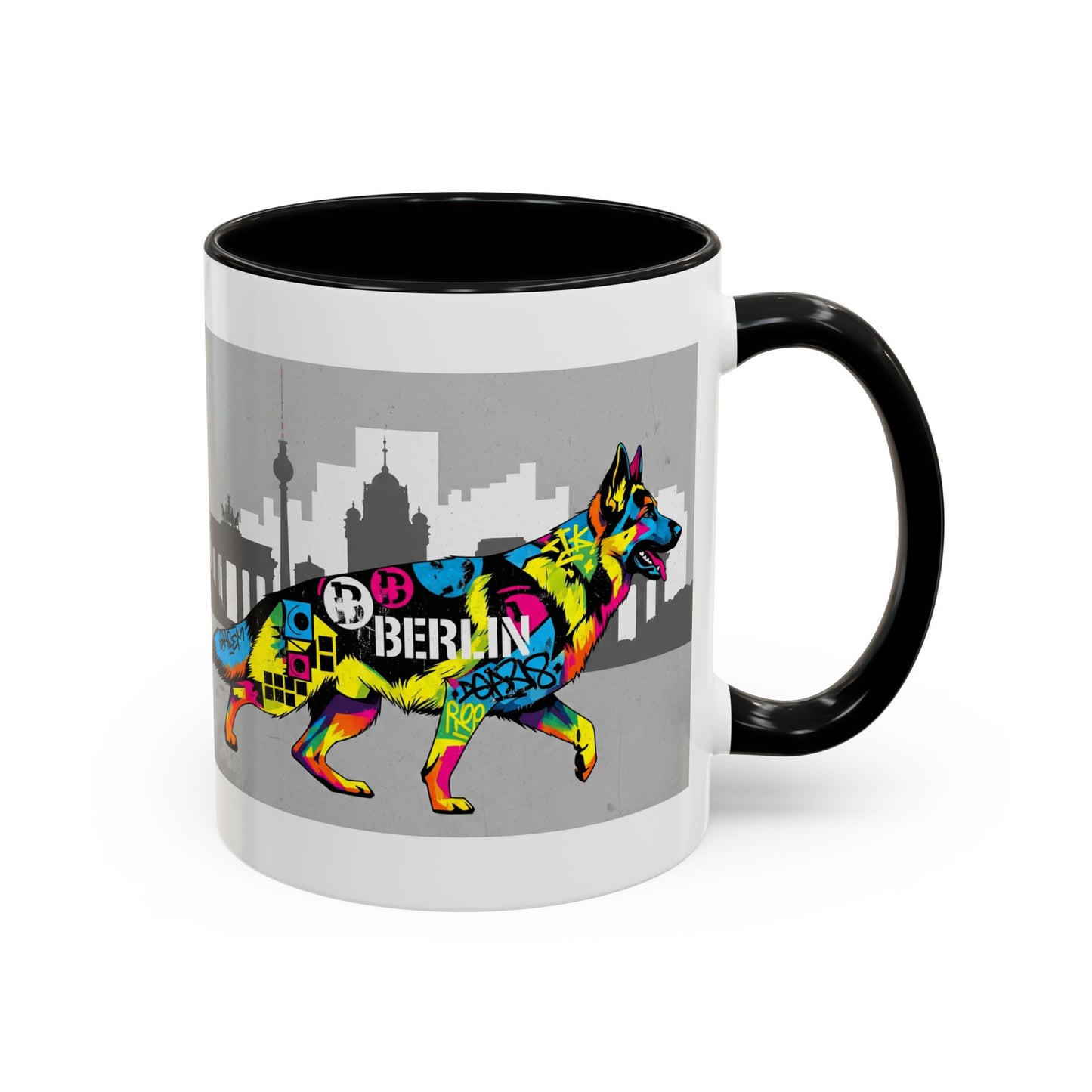German Shepherd Accent Coffee Mug - Perfect Gift for Dog Lovers