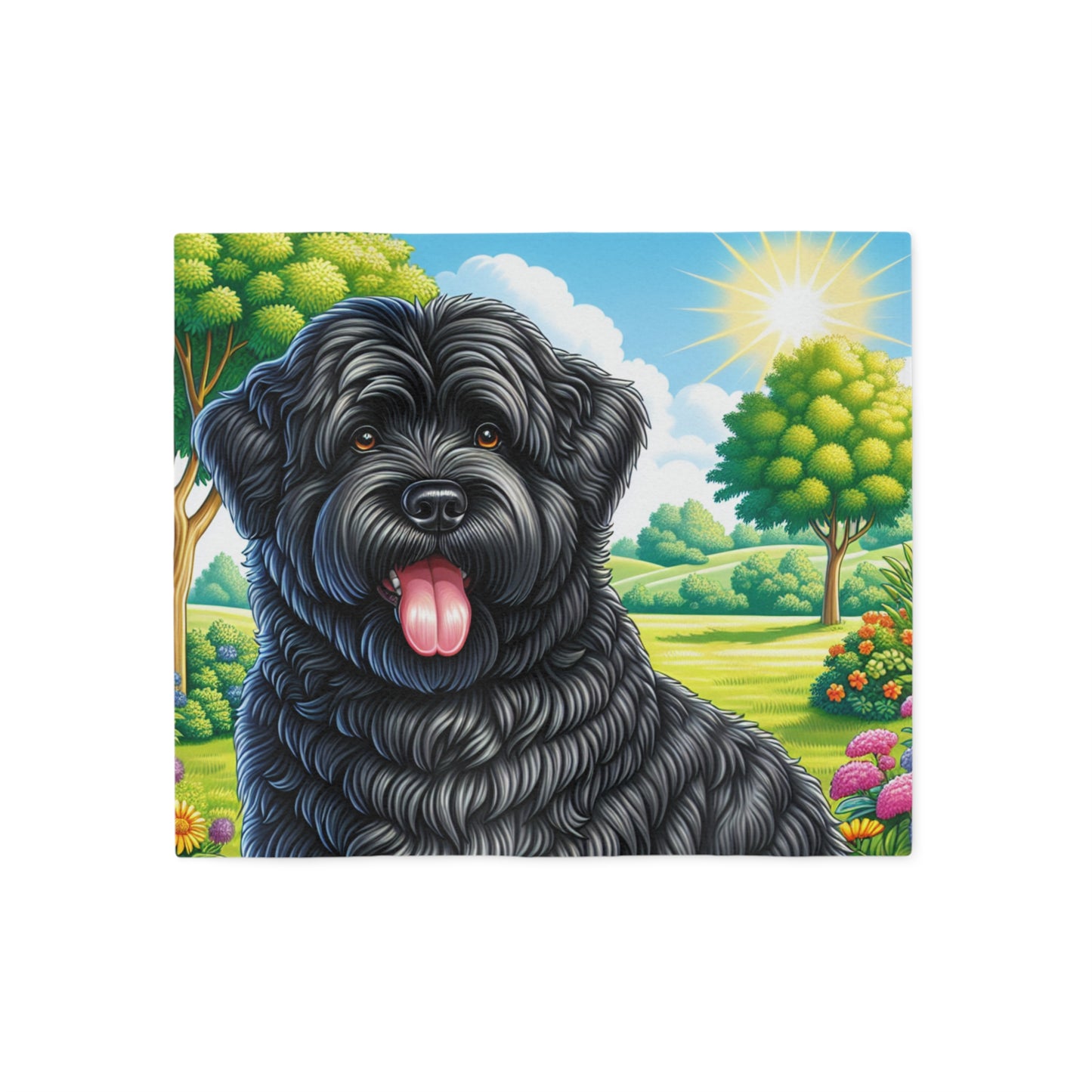 Bouvier des Flandres Sweatshirt Blanket