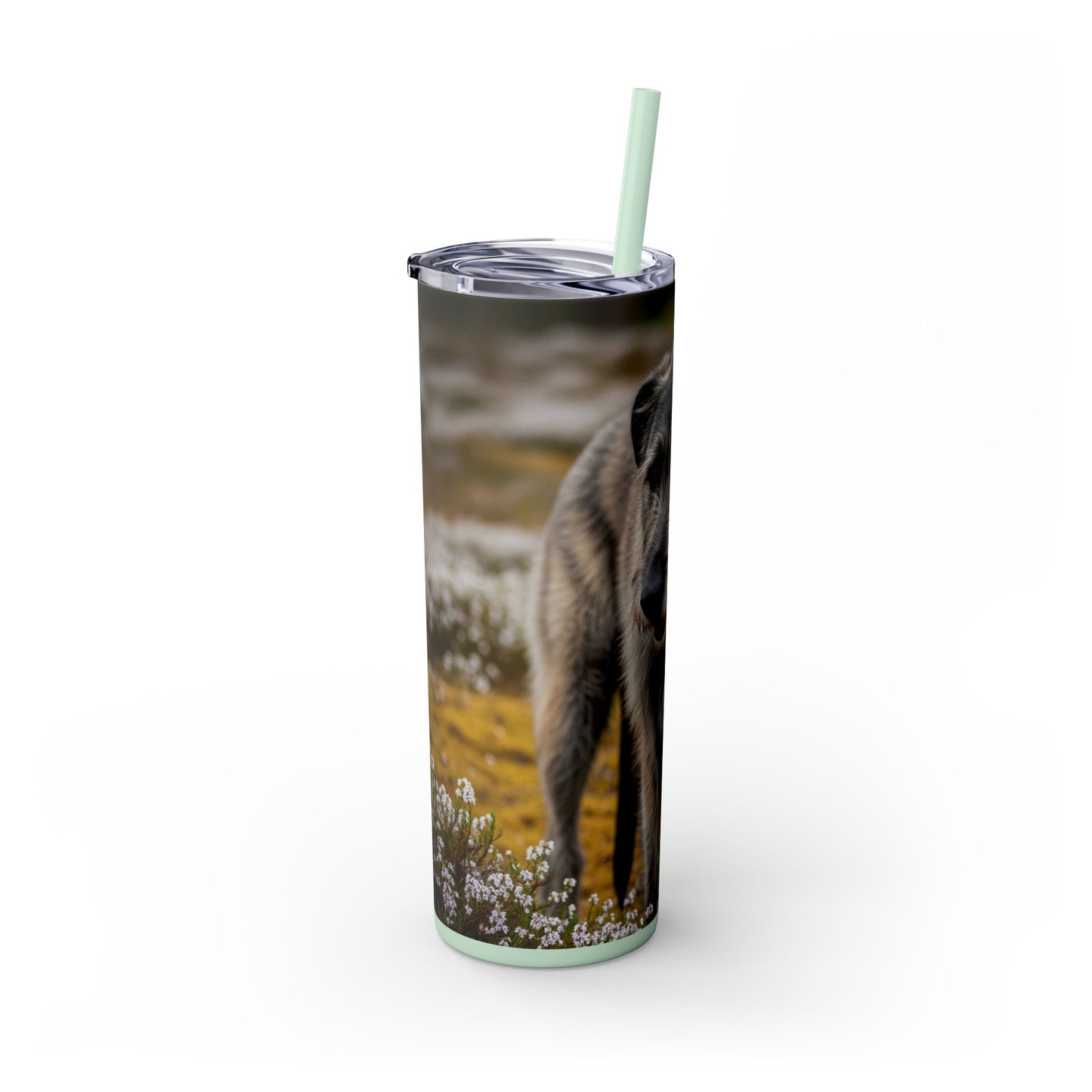 Irish Wolfhound Tumbler with Straw, 20oz