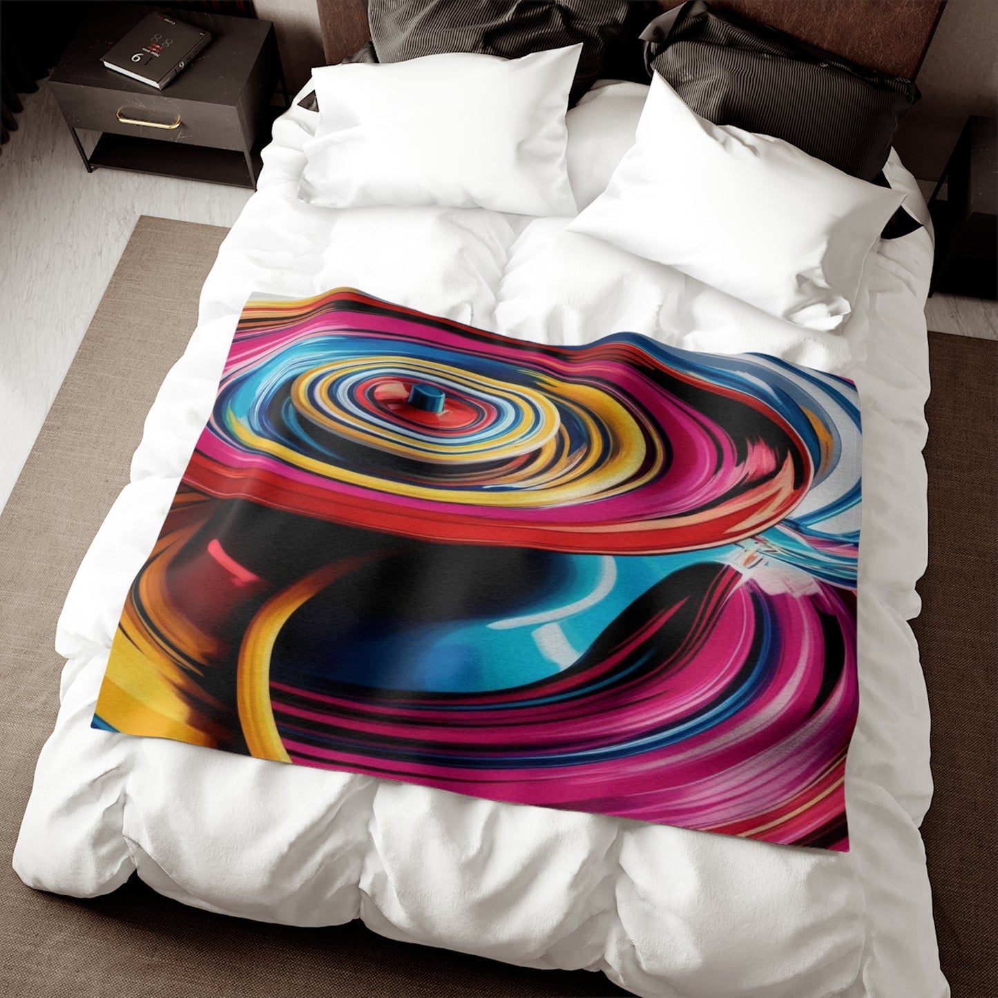 Optical Illusion Sweatshirt Blanket