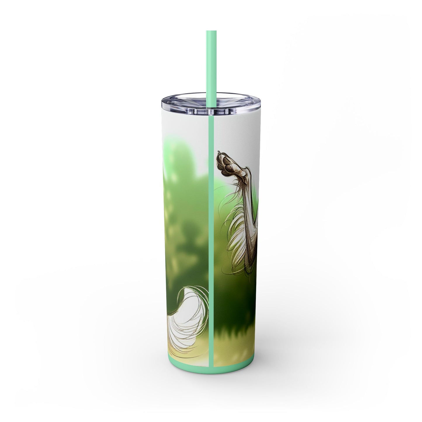 Borzoi Tumbler with Straw, 20oz