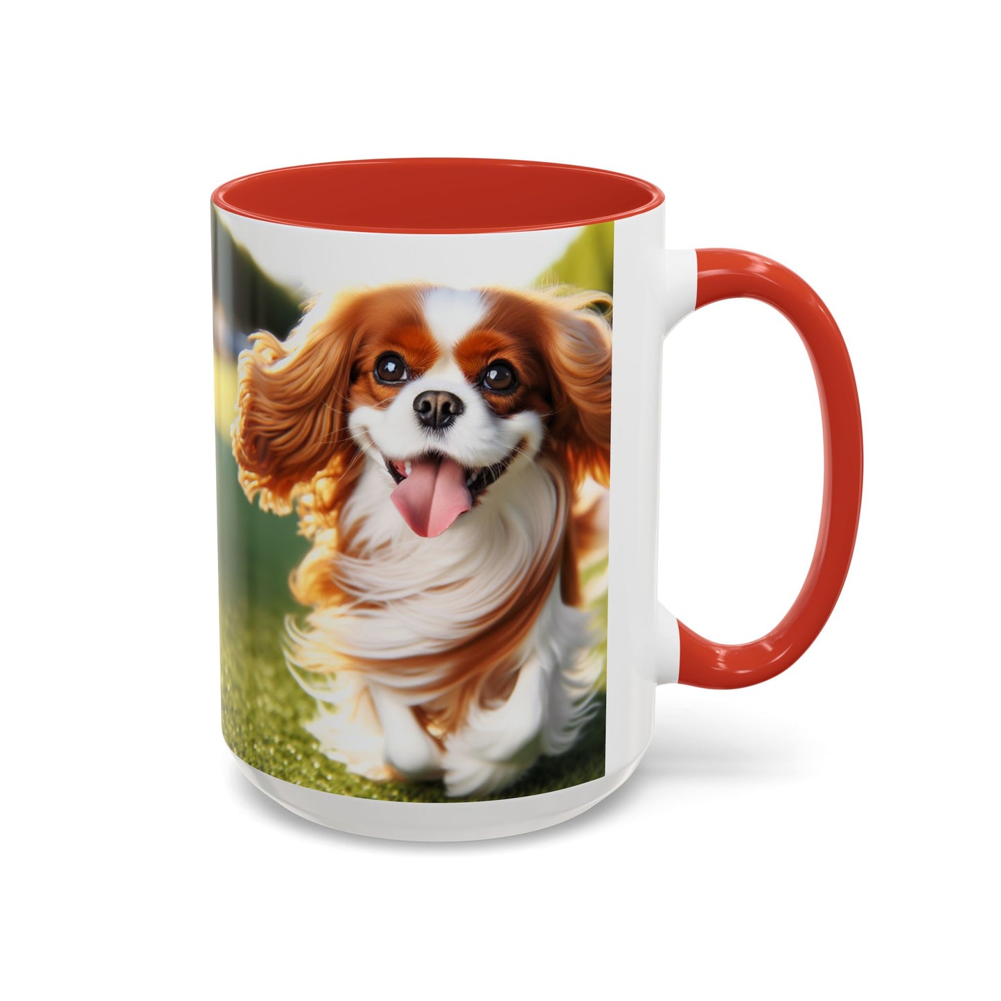 Cavalier King Charles Spaniel Accent Coffee Mug - Perfect Gift for Dog Lovers