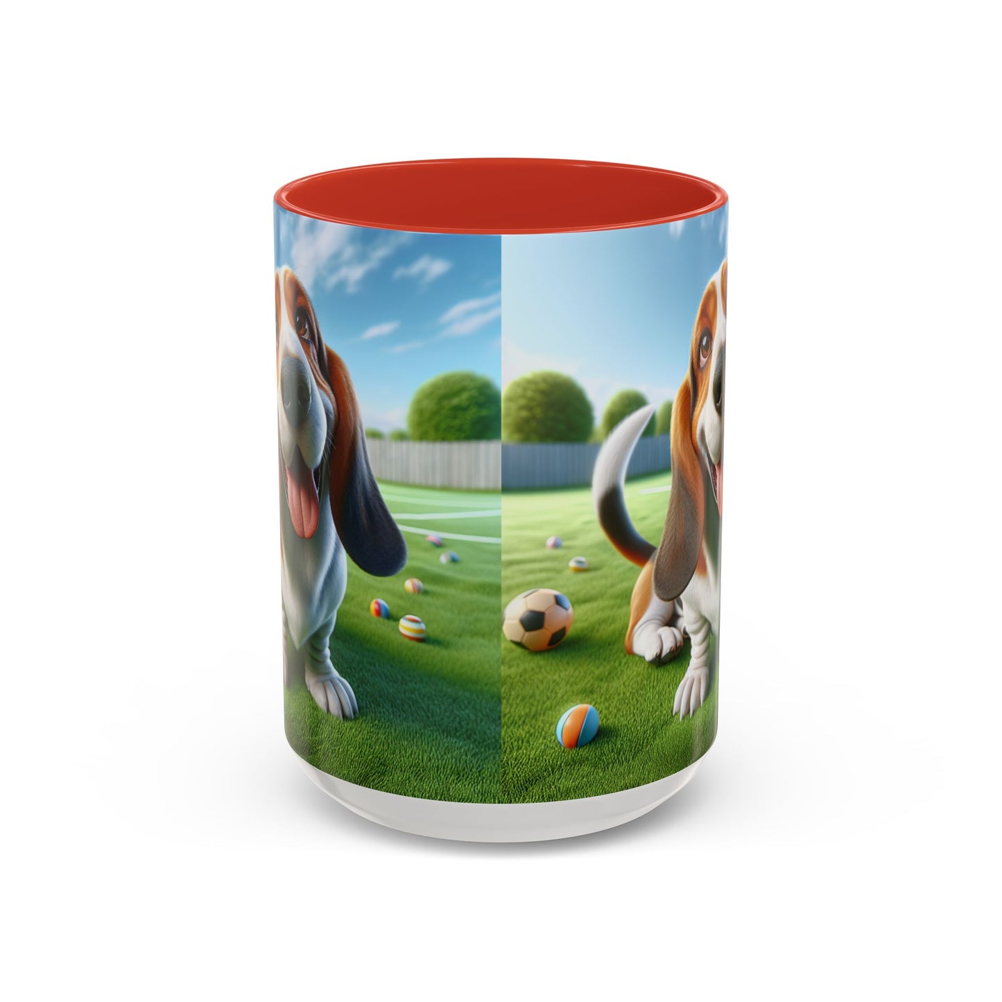 Basset Hound Accent Coffee Mug - Perfect Gift for Dog Lovers