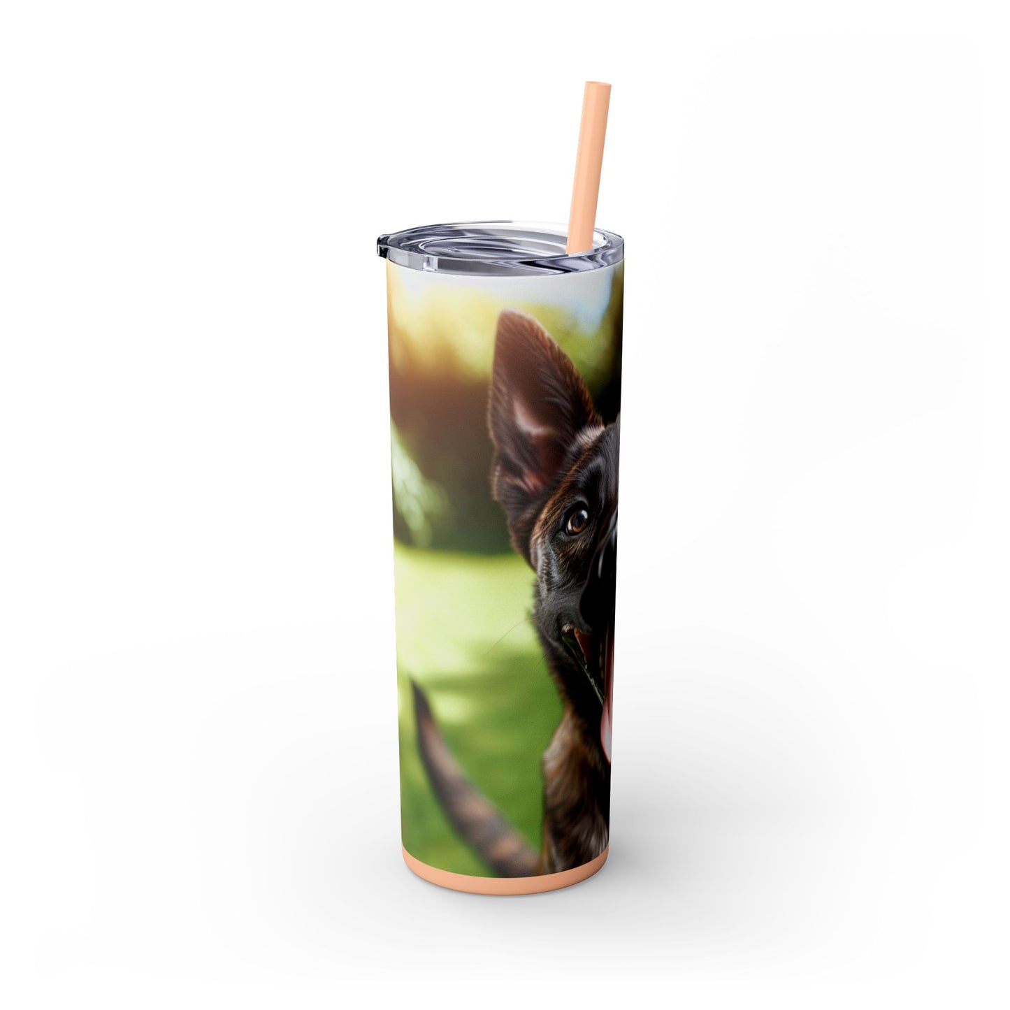Dutch Shepherd Dog Tumbler with Straw, 20oz