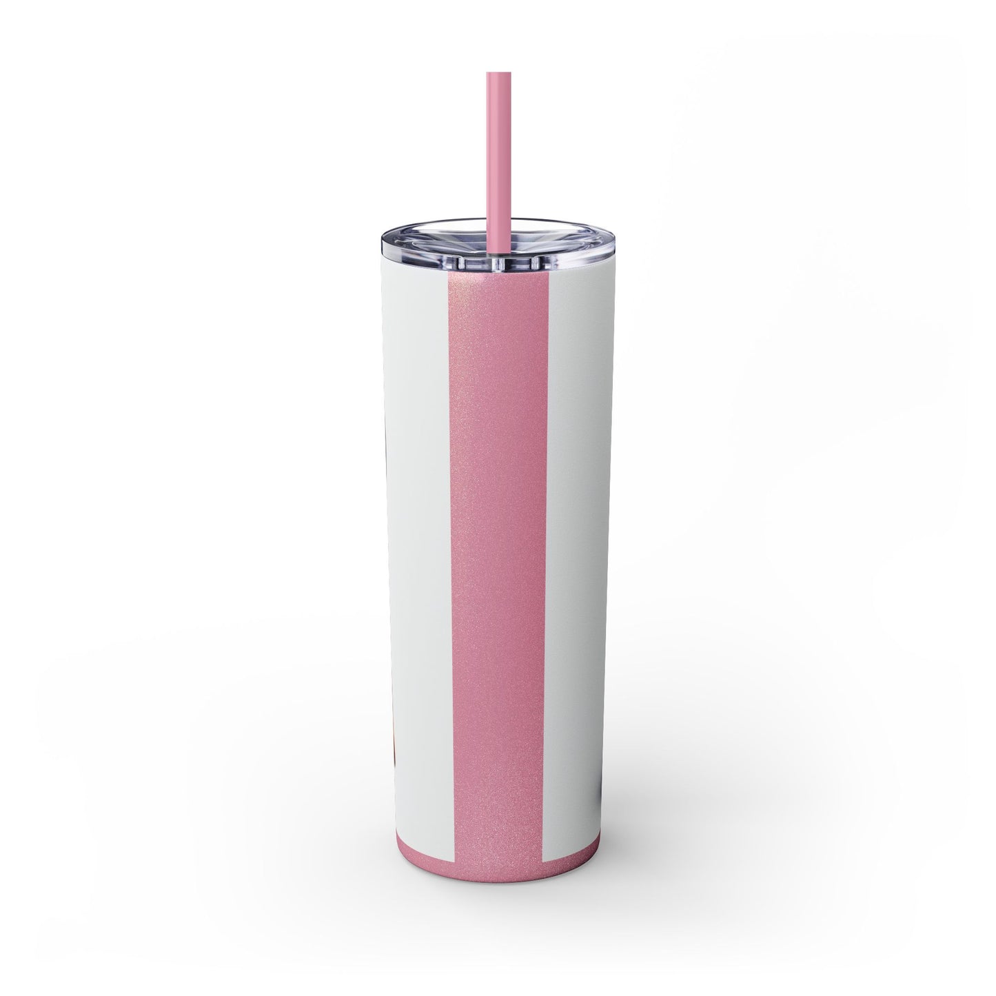 Miniature Pinscher Skinny Tumbler with Straw, 20oz
