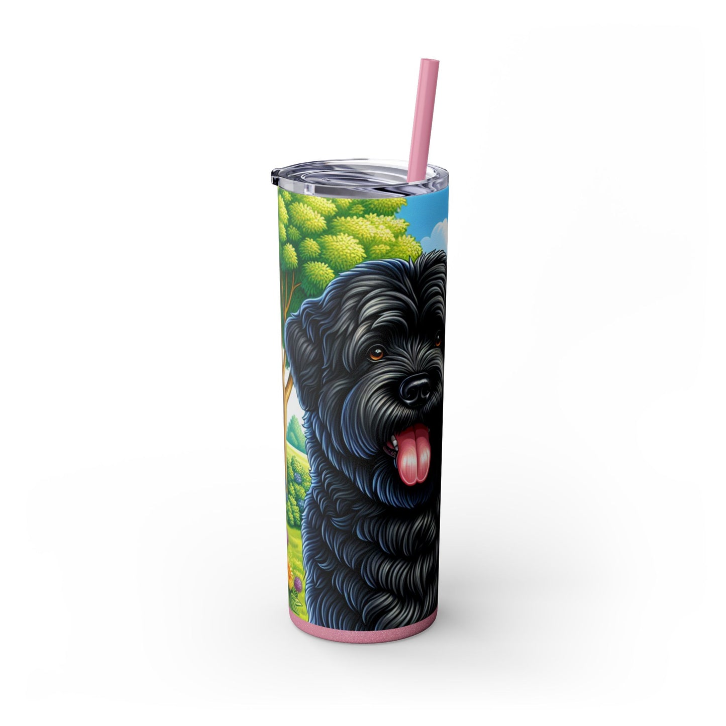 Bouvier des Flandres Tumbler with Straw, 20oz