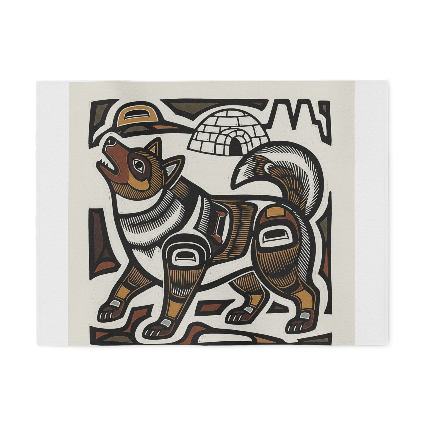 Canadian Eskimo Dog Sweatshirt Blanket