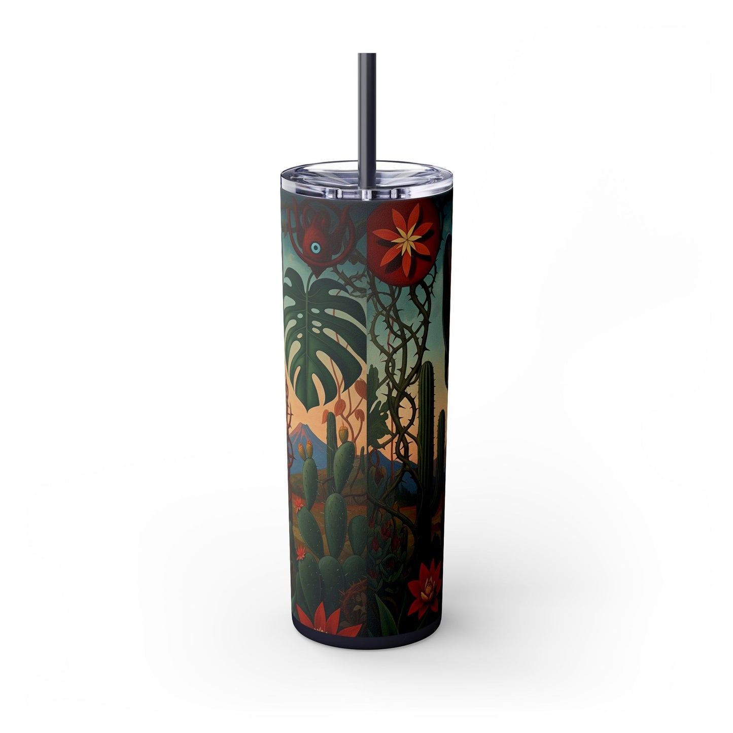 Xoloitzcuintli Skinny Tumbler with Straw, 20oz