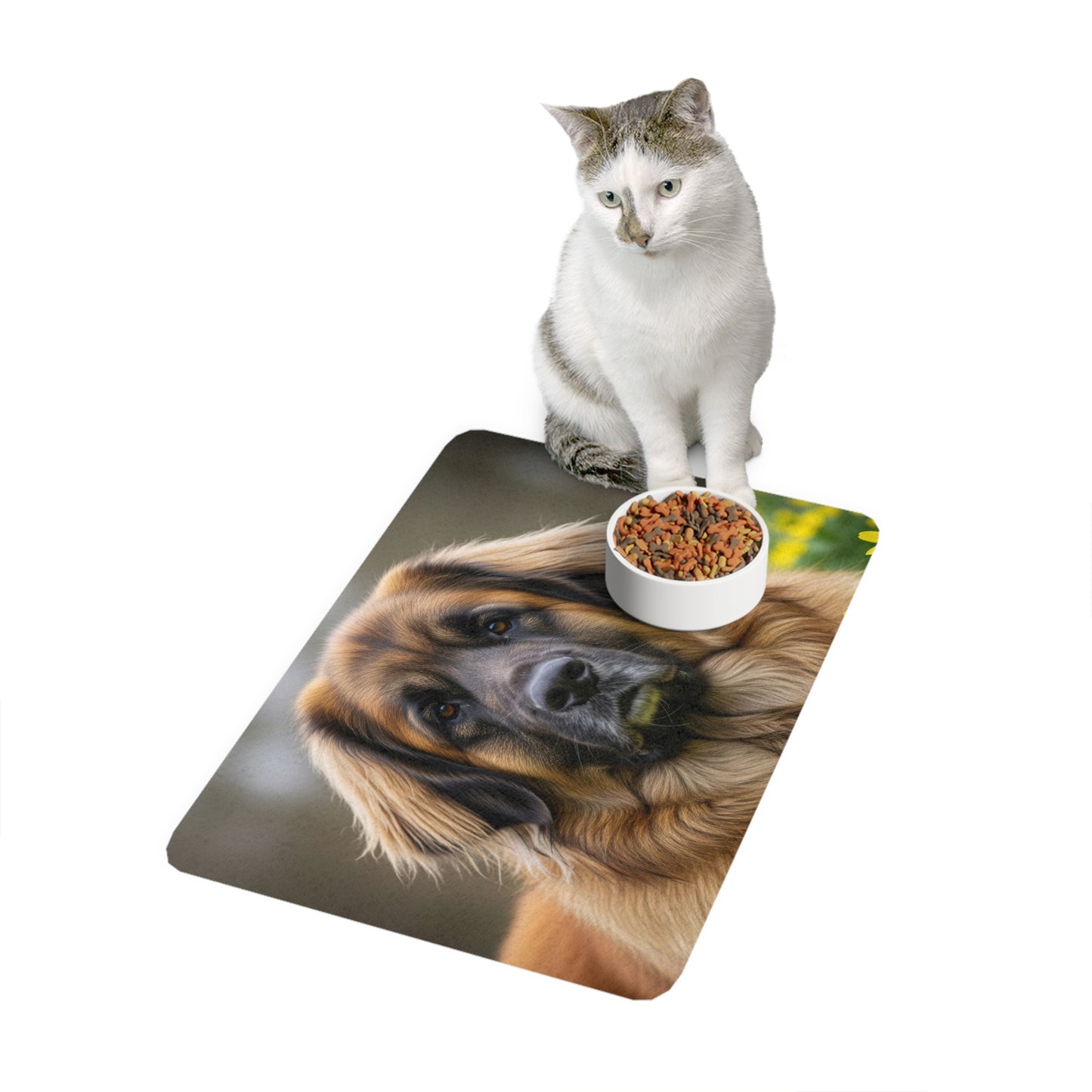 Pet Food Mat (12x18) - Leonberger