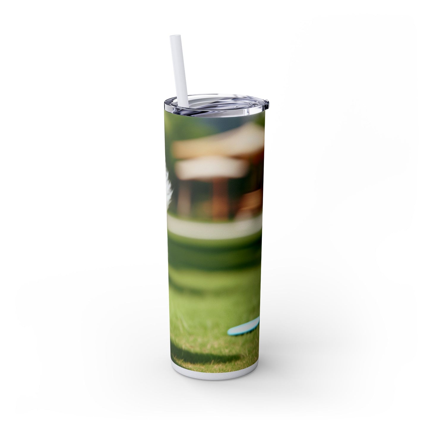 Japanese Spitz Tumbler with Straw, 20oz