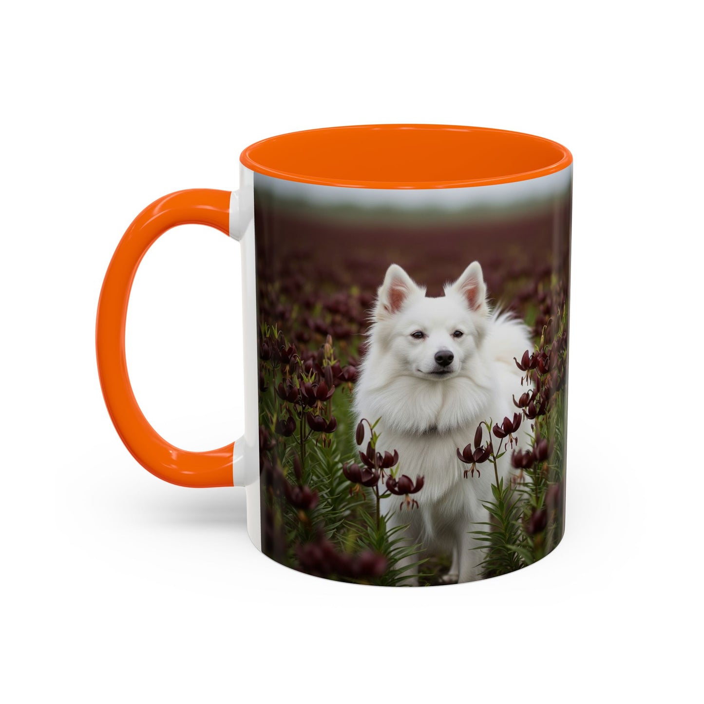 American Eskimo Dog Accent Coffee Mug - Perfect Gift for Dog Lovers