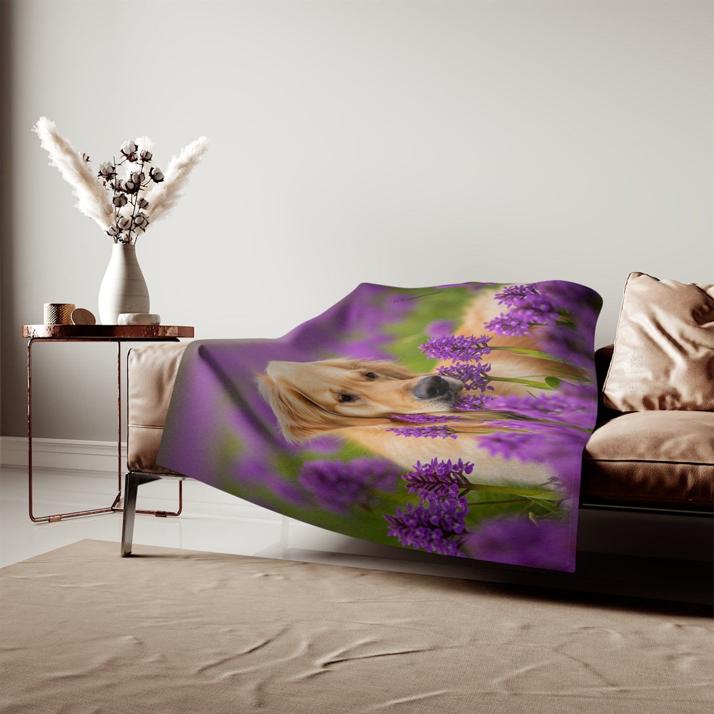 Golden Retriever Sweatshirt Blanket