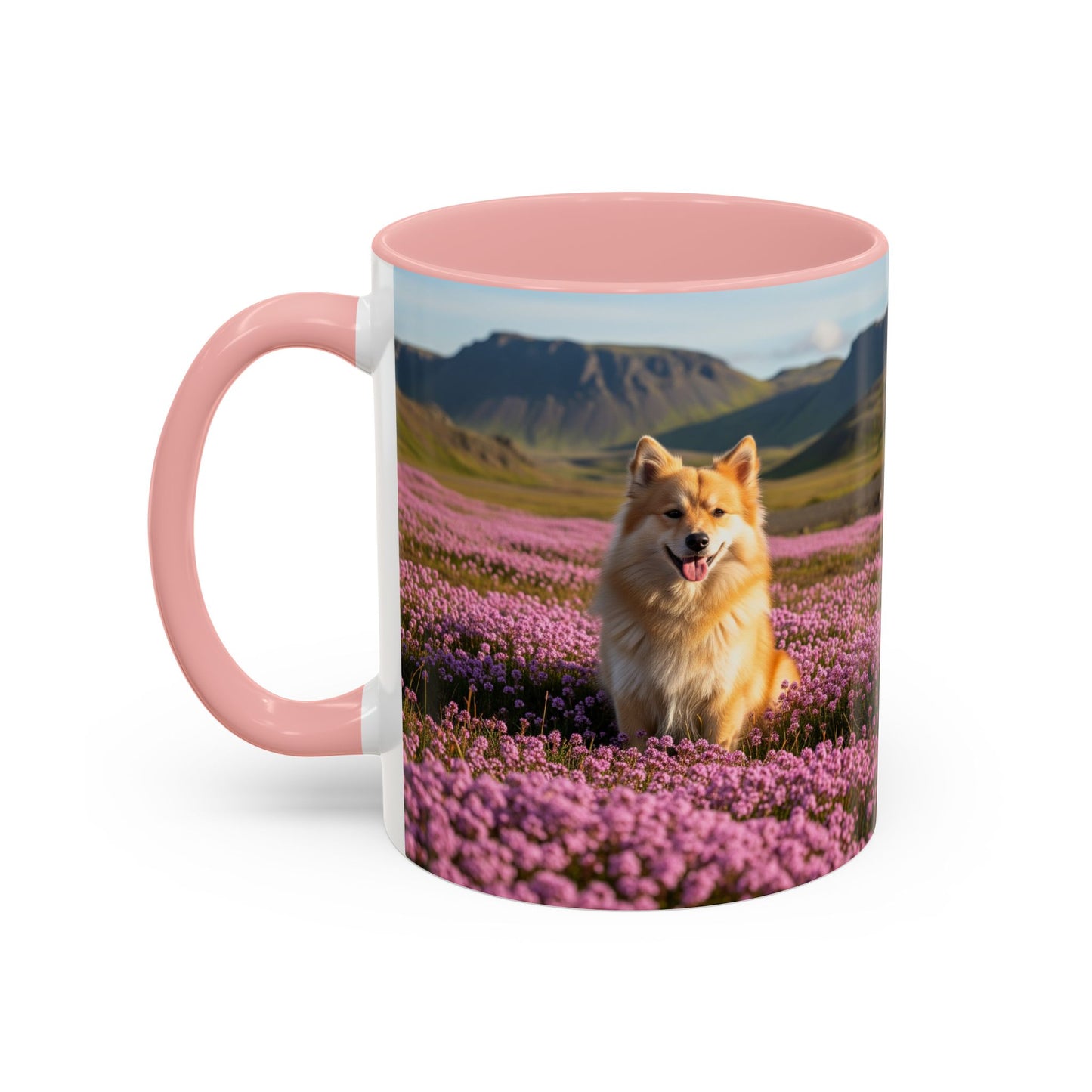 Icelandic Sheepdog Accent Coffee Mug - Perfect Gift for Dog Lovers