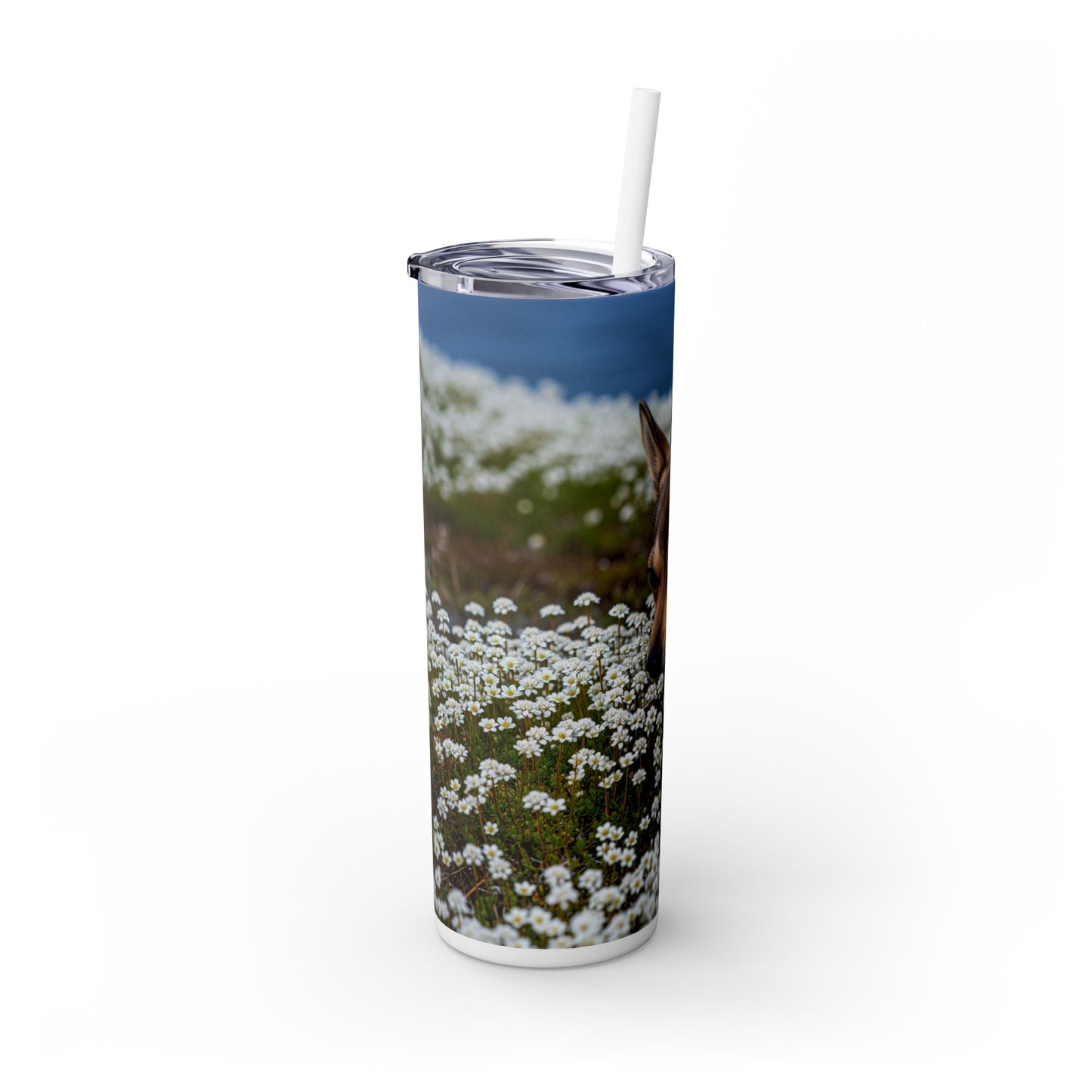 Norwegian Lundehund Tumbler with Straw, 20oz