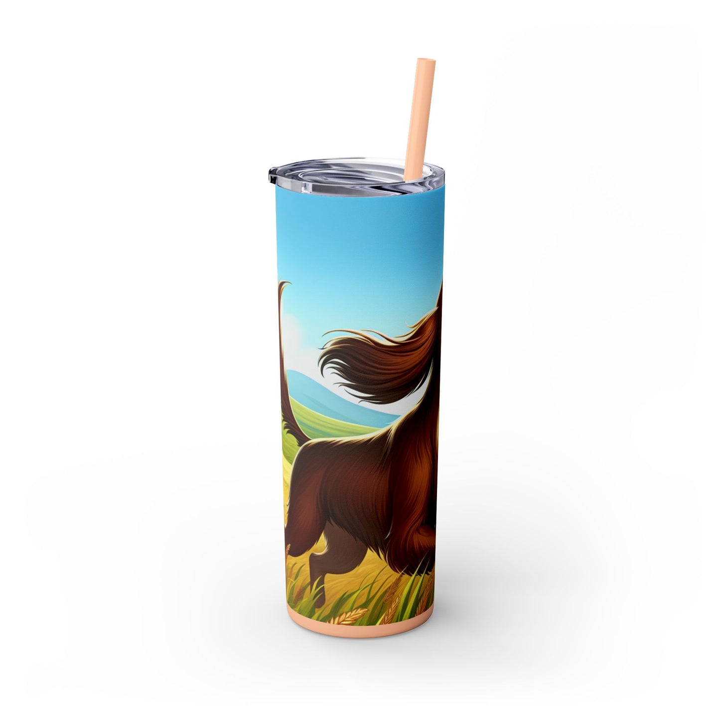 Field Spaniel Tumbler with Straw, 20oz