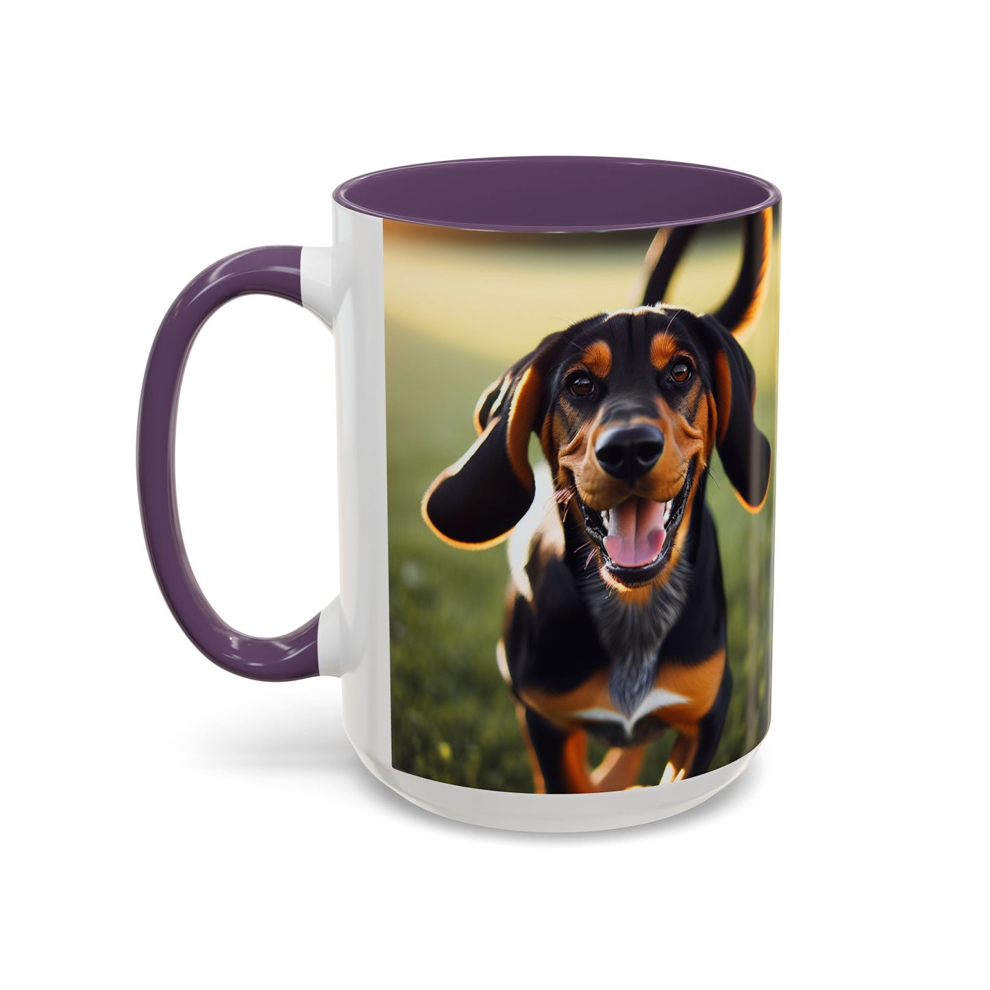 Black and Tan Coonhound Accent Coffee Mug - Perfect Gift for Dog Lovers