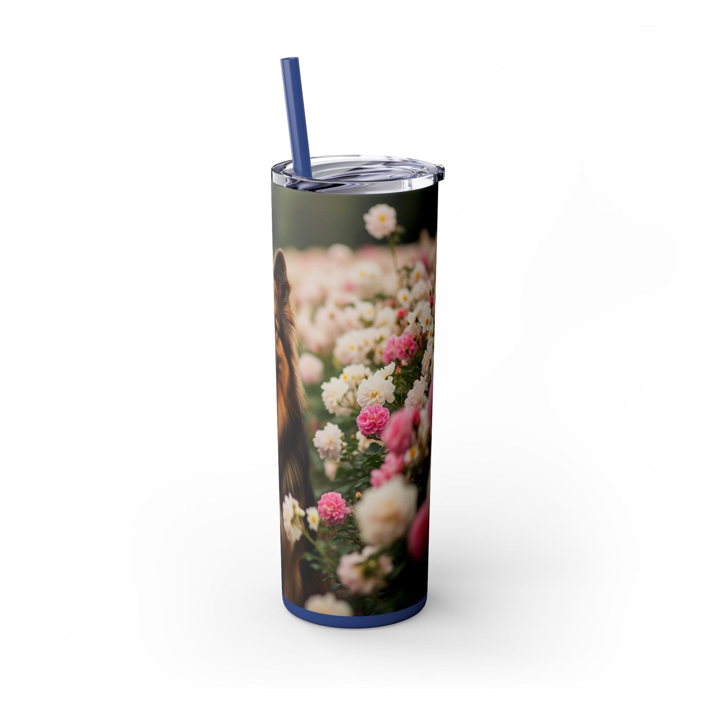 Bohemian Shepherd Tumbler with Straw, 20oz