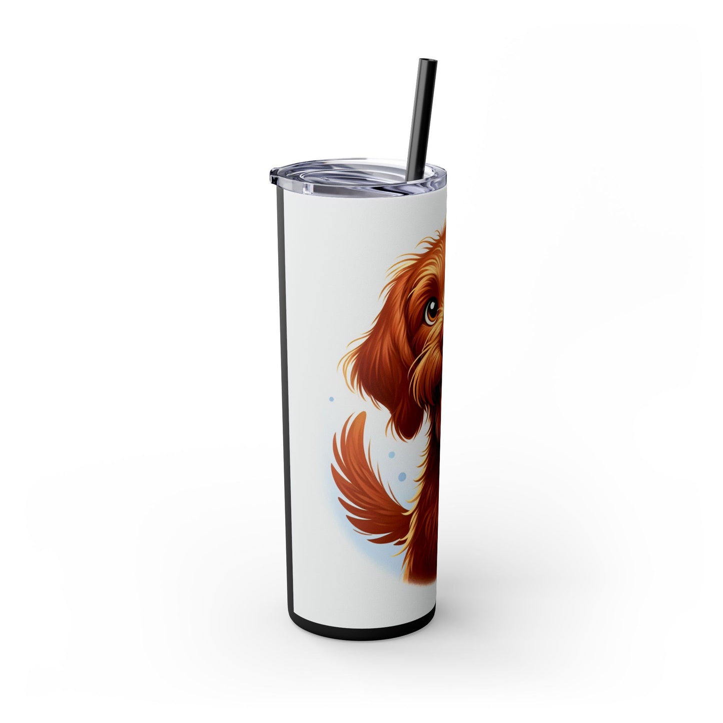 Hungarian Wirehaired Vizsla Tumbler with Straw, 20oz