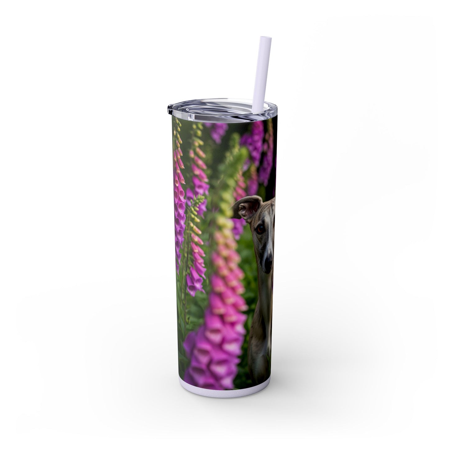 Whippet Skinny Tumbler with Straw, 20oz