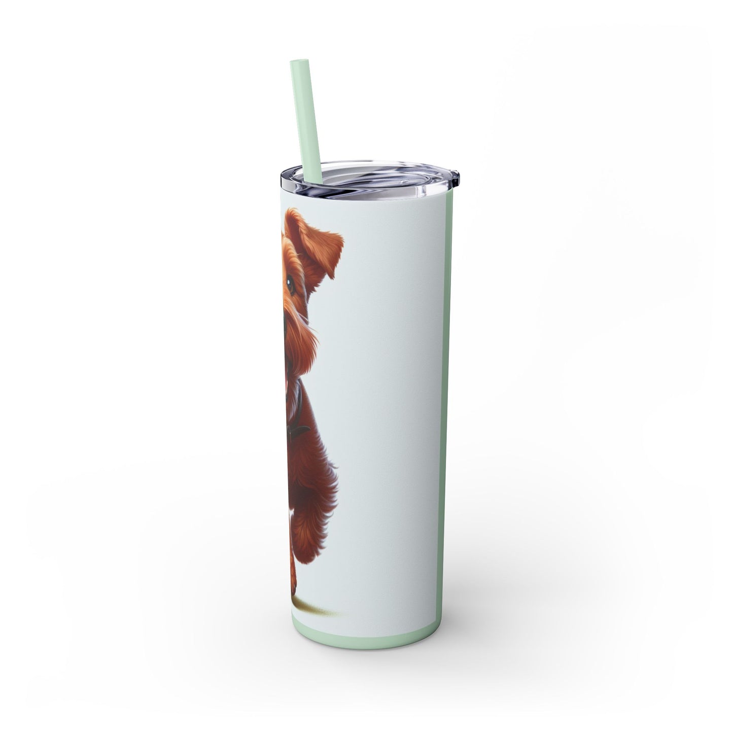 Irish Terrier Tumbler with Straw, 20oz