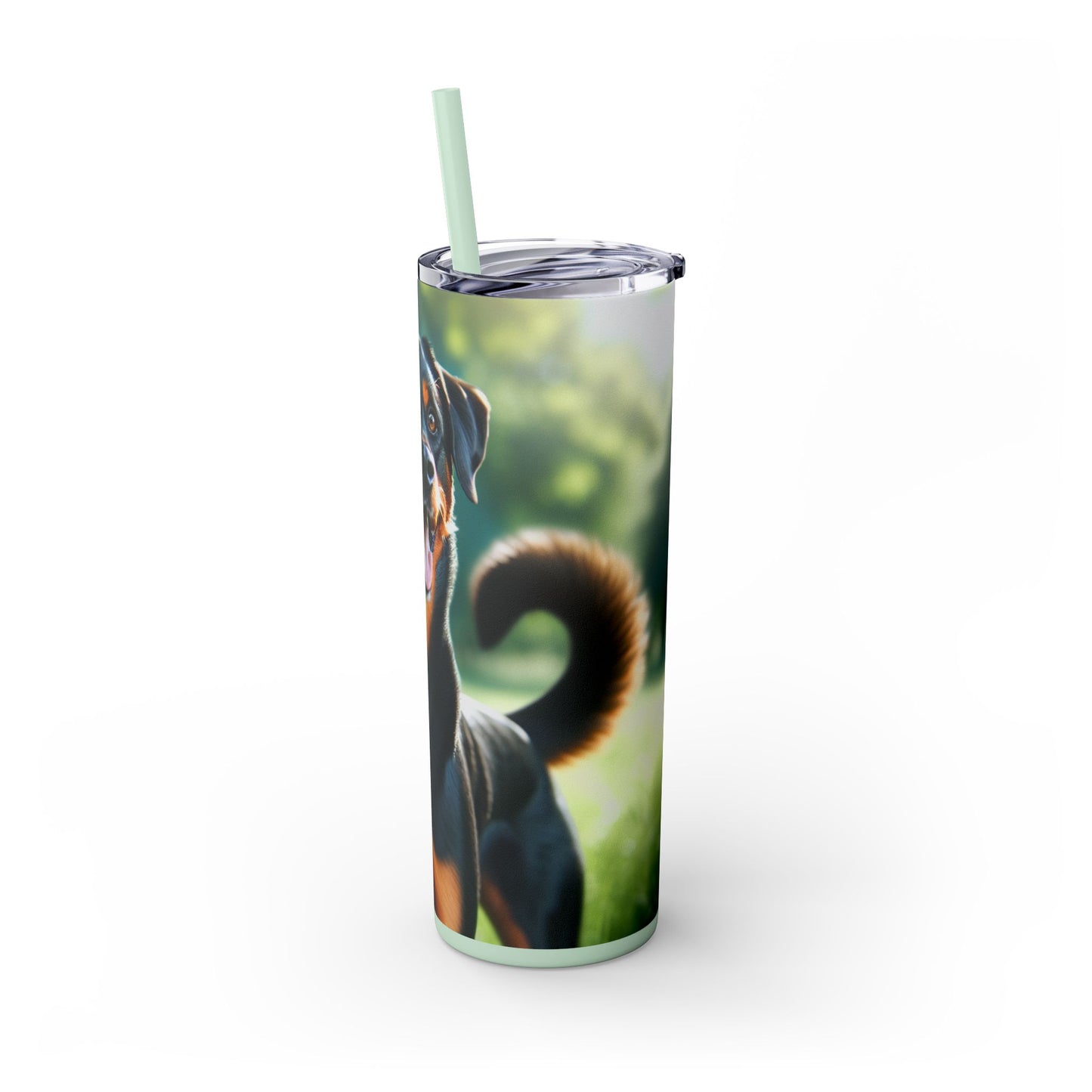 Beauceron Tumbler with Straw, 20oz