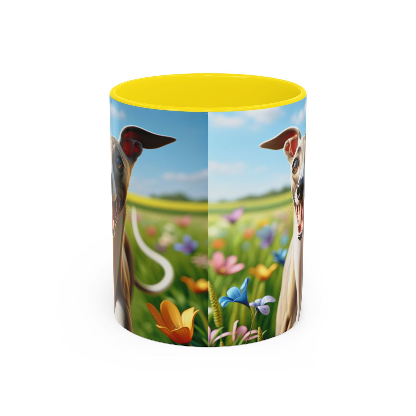 Whippet Accent Coffee Mug - Perfect Gift for Dog Lovers