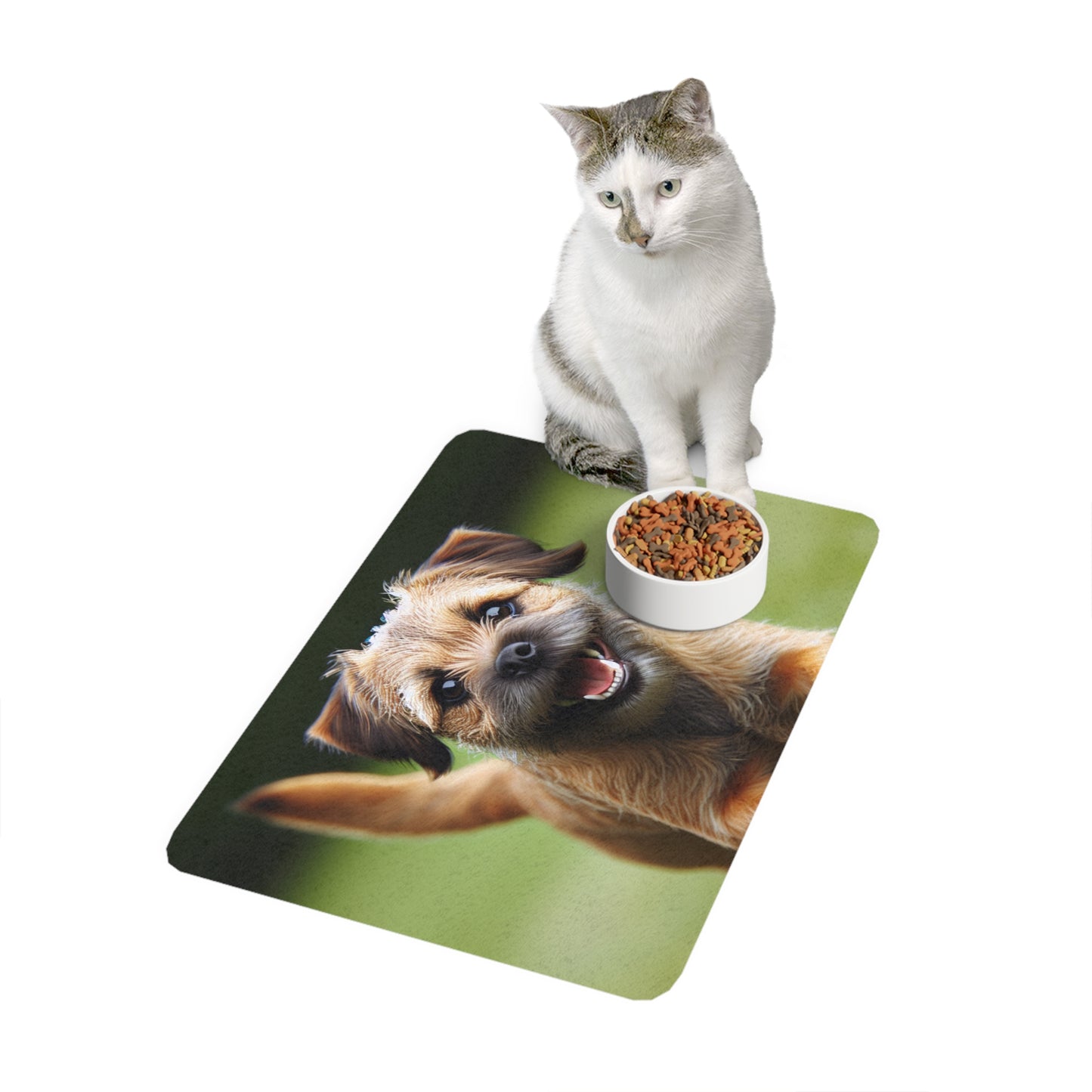 Pet Food Mat (12x18) - Border Terrier