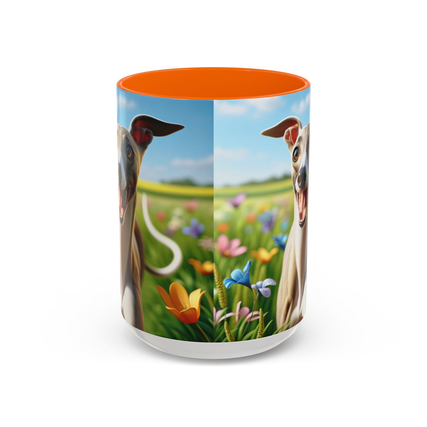 Whippet Accent Coffee Mug - Perfect Gift for Dog Lovers