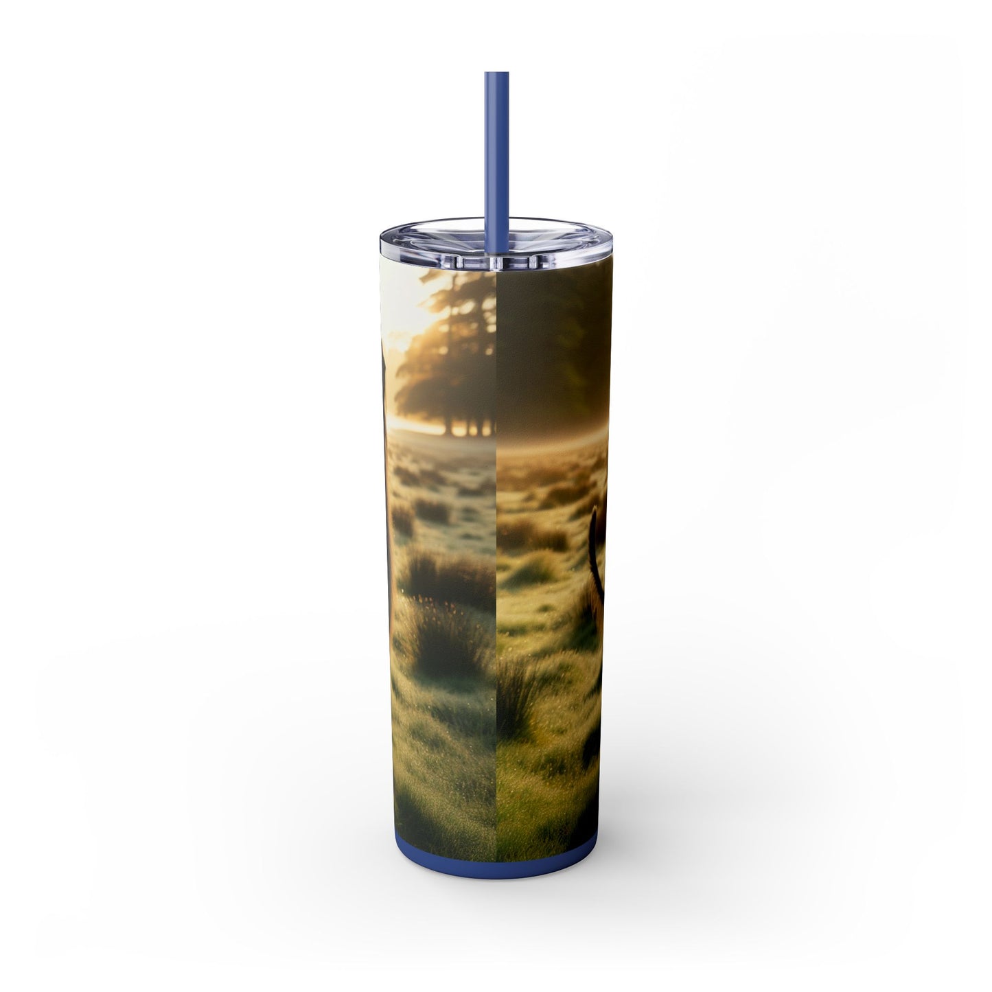 Scottish Deerhound Tumbler with Straw, 20oz