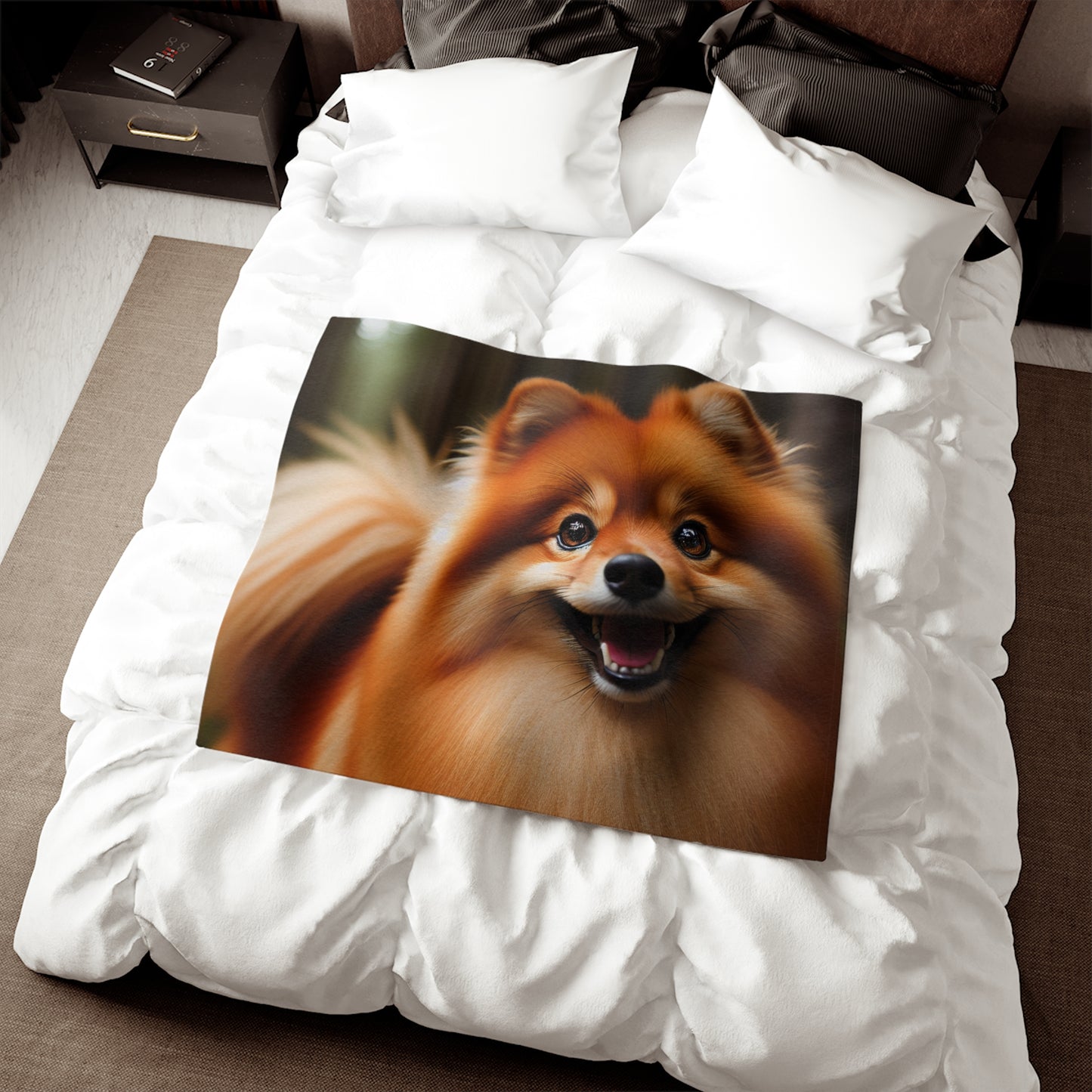 Finnish Spitz Sweatshirt Blanket