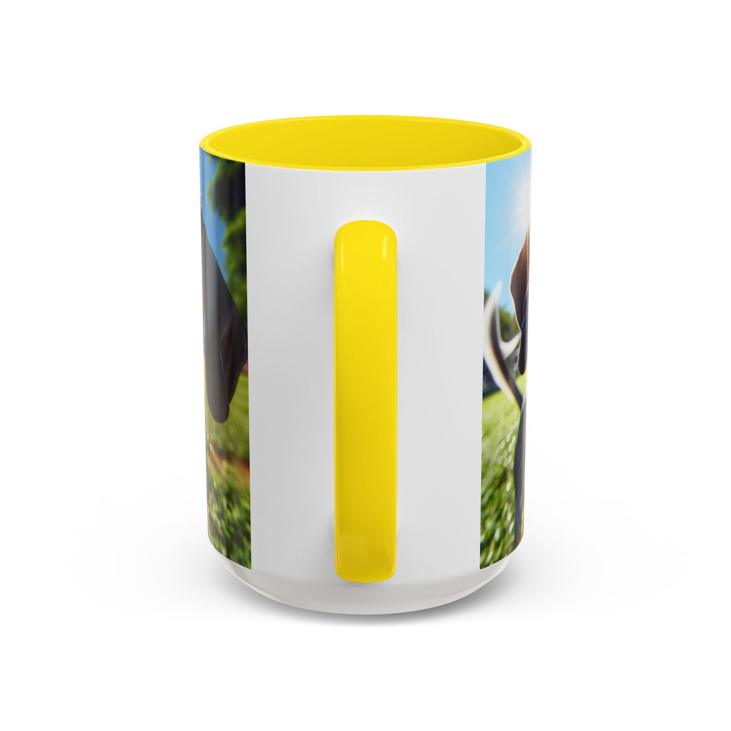 Bluetick Coonhound Accent Coffee Mug - Perfect Gift for Dog Lovers