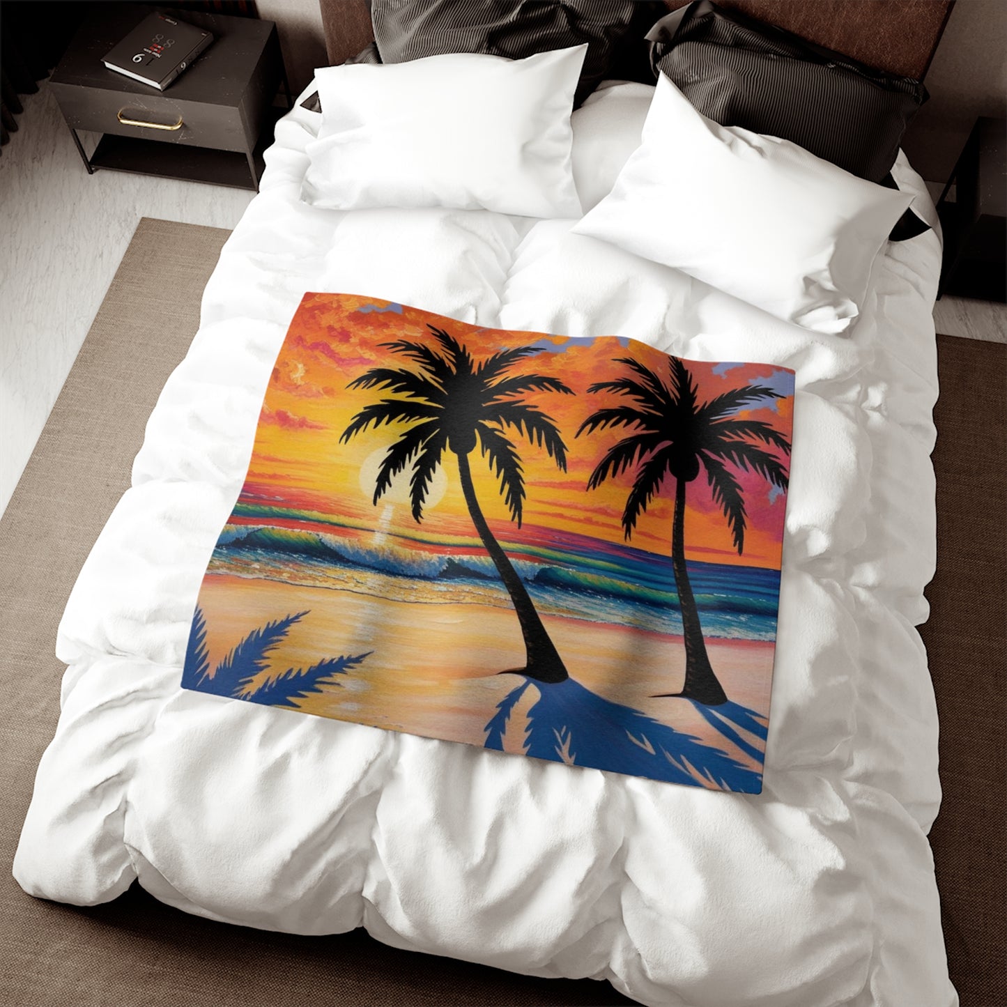 Brilliant Sunrise Sweatshirt Blanket