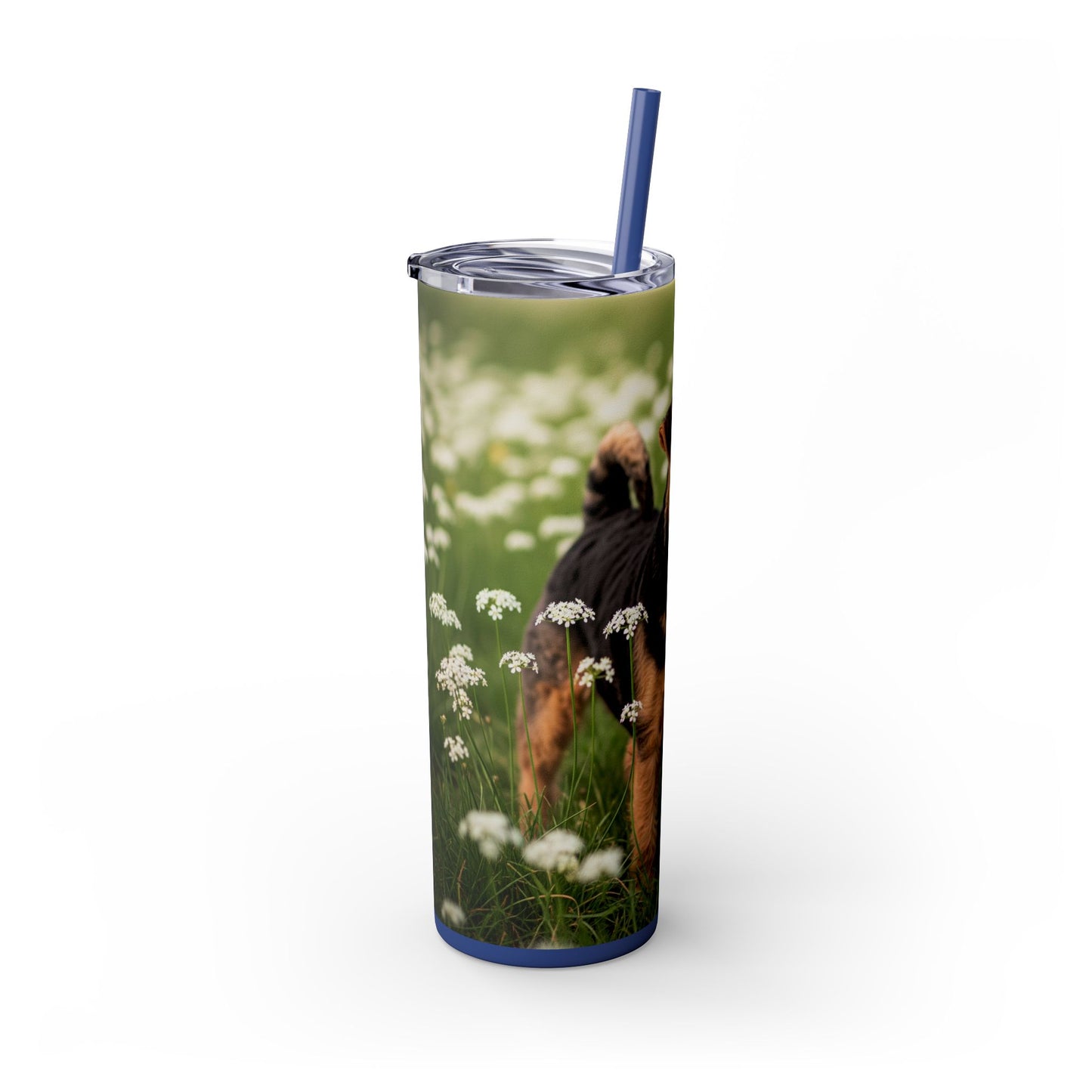 Lakeland Terrier Tumbler with Straw, 20oz