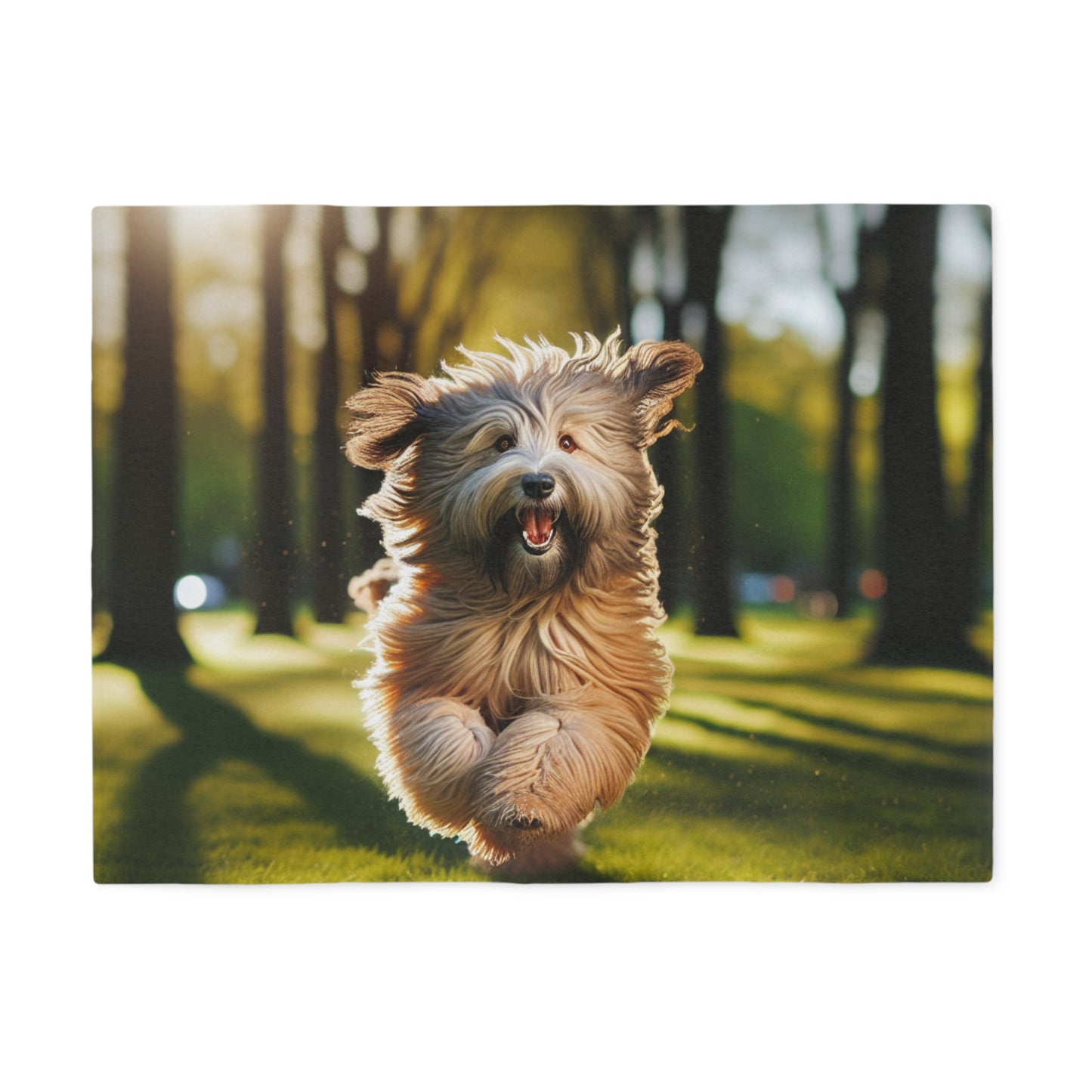 Polish Lowland Sheepdog Sweatshirt Blanket