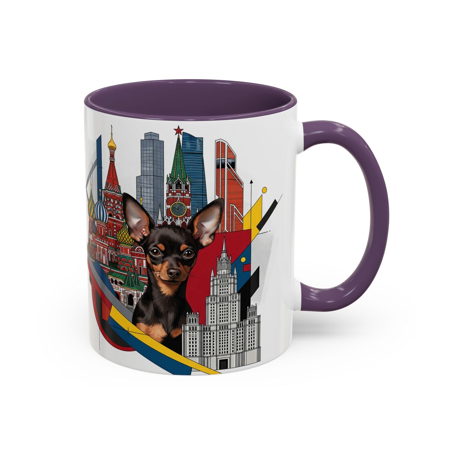 Russian Toy Dog Accent Coffee Mug - Perfect Gift for Dog Lovers