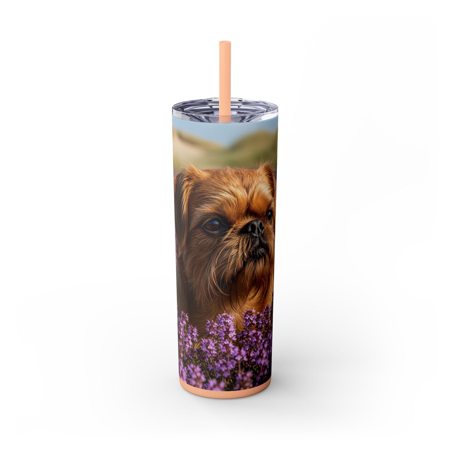 Griffon Bruxellois Tumbler with Straw, 20oz