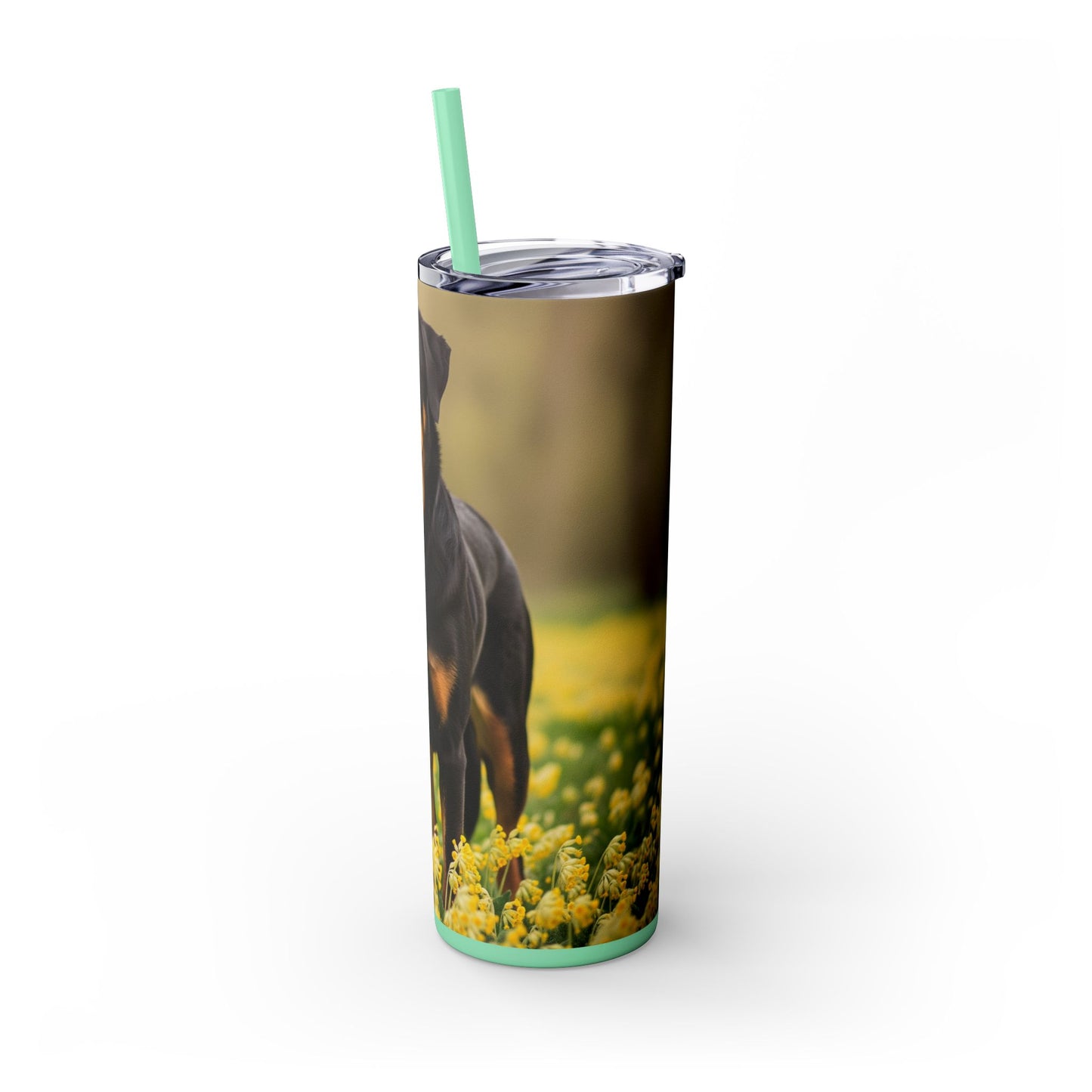 Beauceron Tumbler with Straw, 20oz