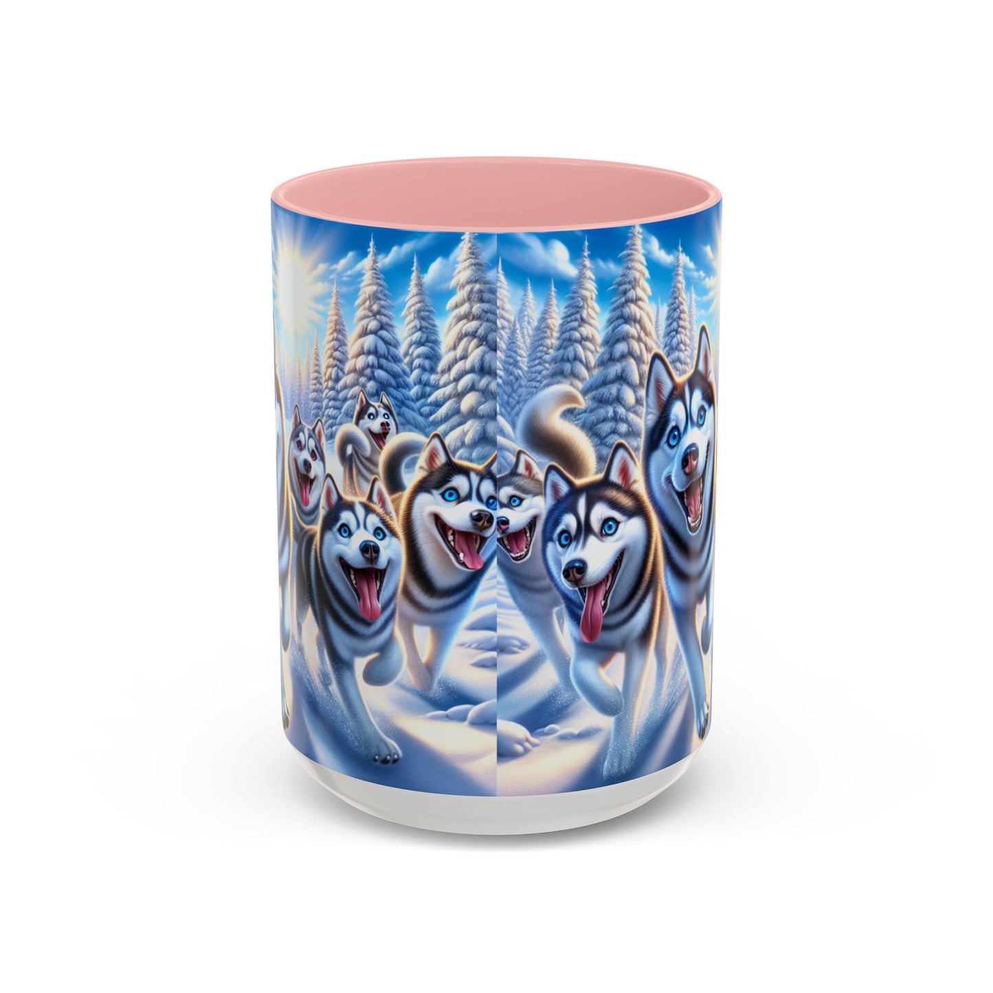 Siberian Husky Accent Coffee Mug - Perfect Gift for Dog Lovers