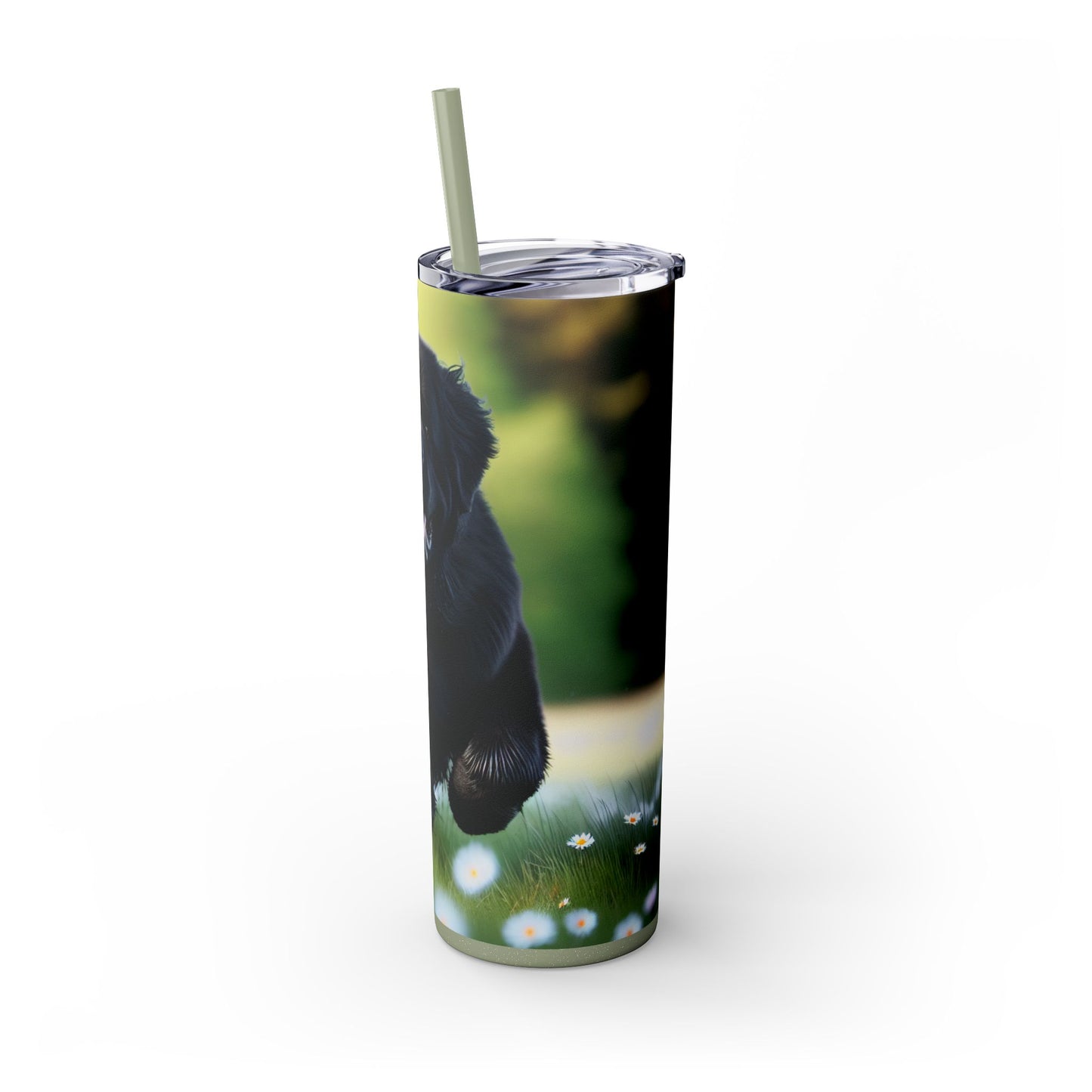 Newfoundland Skinny Tumbler with Straw, 20oz