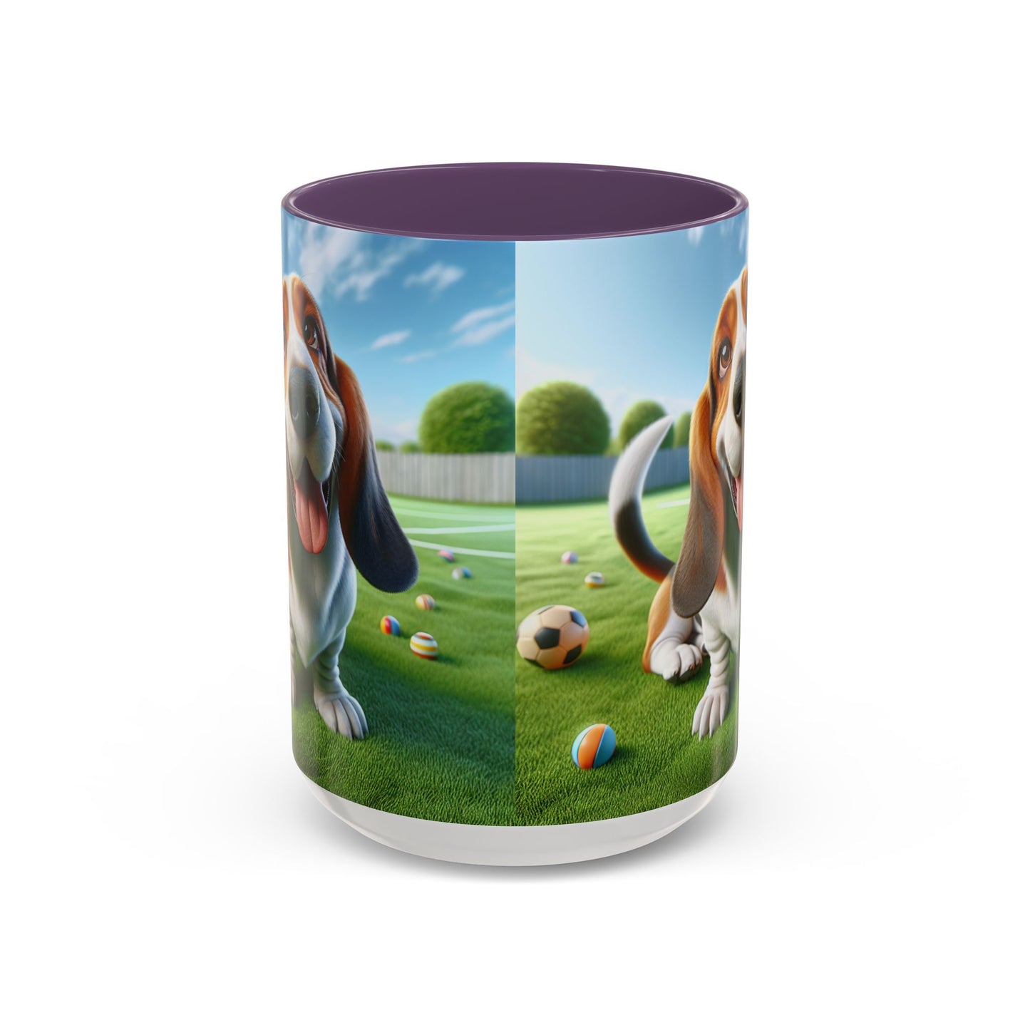 Basset Hound Accent Coffee Mug - Perfect Gift for Dog Lovers