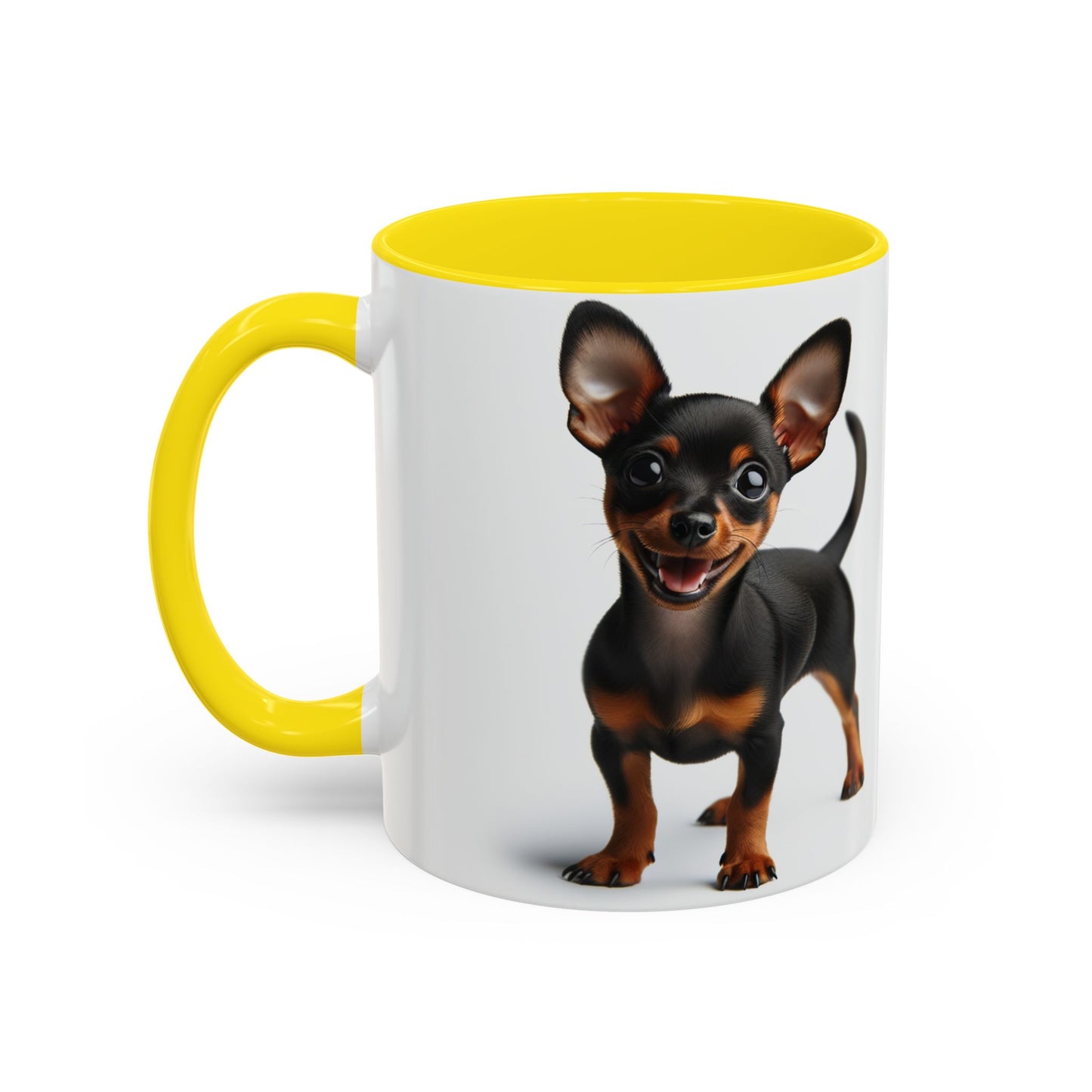 Miniature Pinscher Accent Coffee Mug - Perfect Gift for Dog Lovers