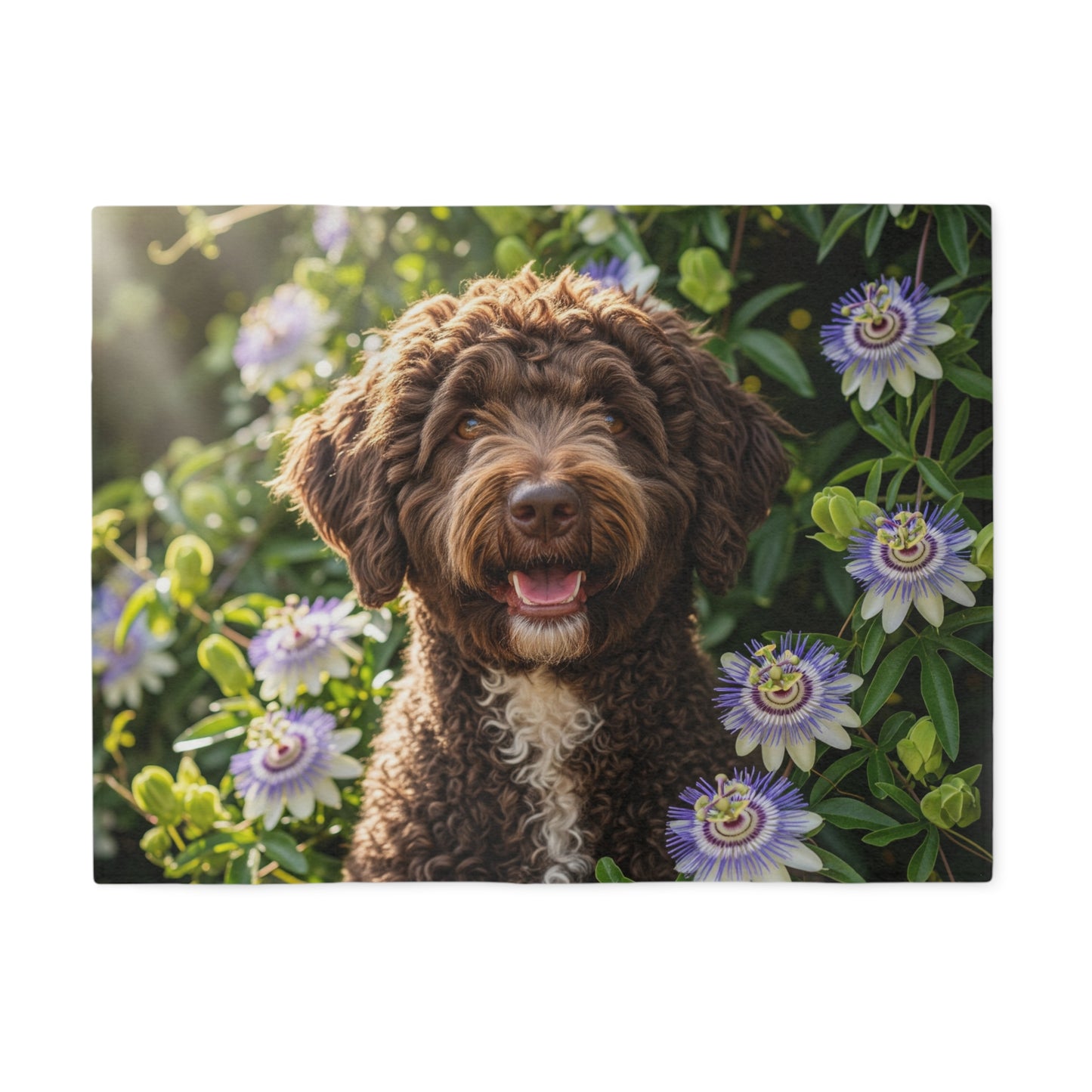 Spanish Water Dog Sweatshirt Blanket