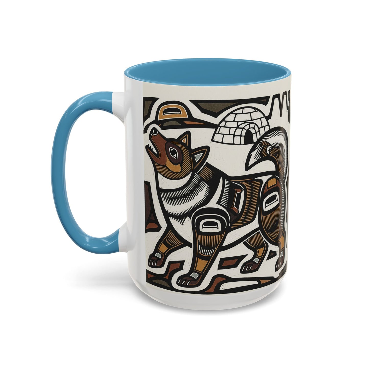 Canadian Eskimo Dog Accent Coffee Mug - Perfect Gift for Dog Lovers