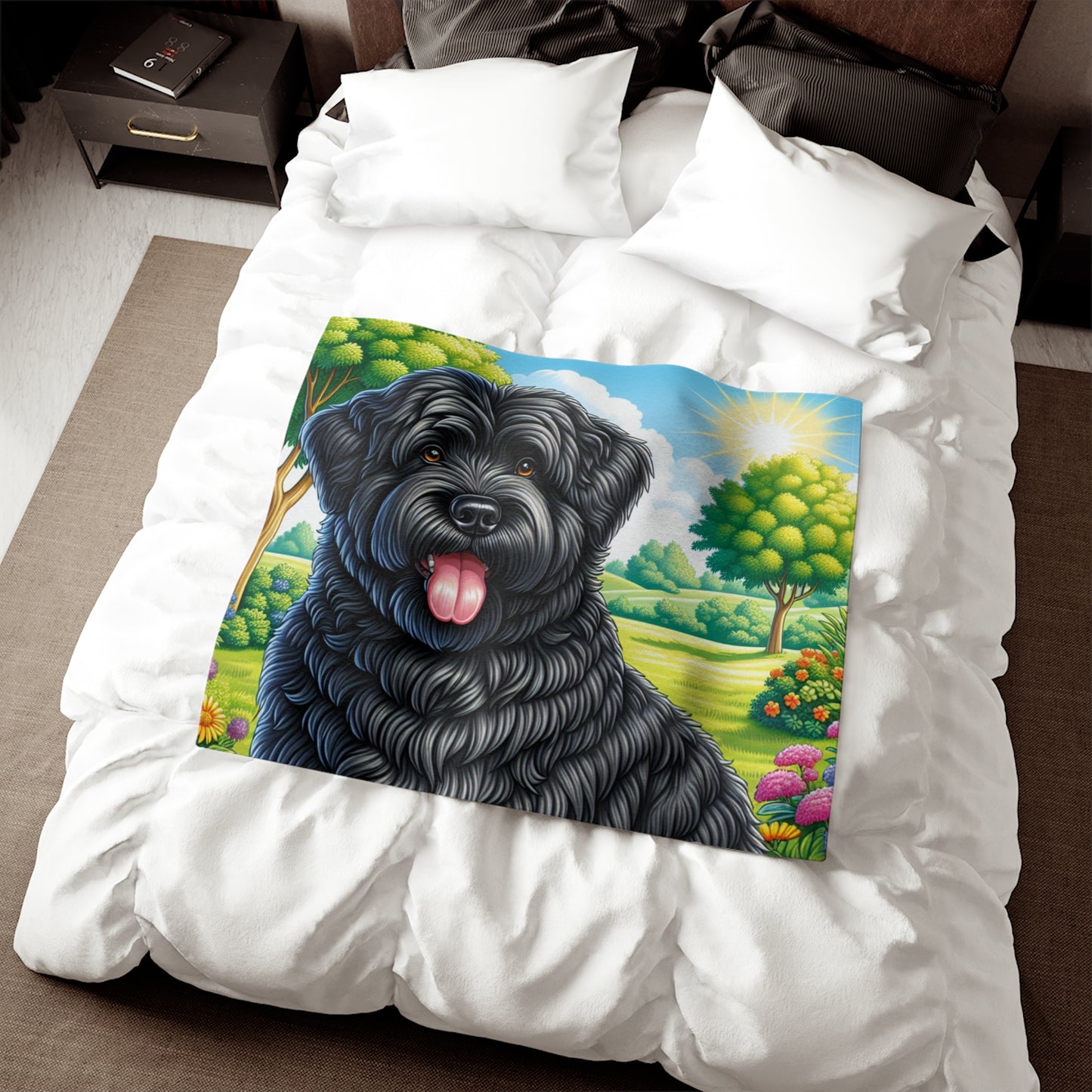Bouvier des Flandres Sweatshirt Blanket