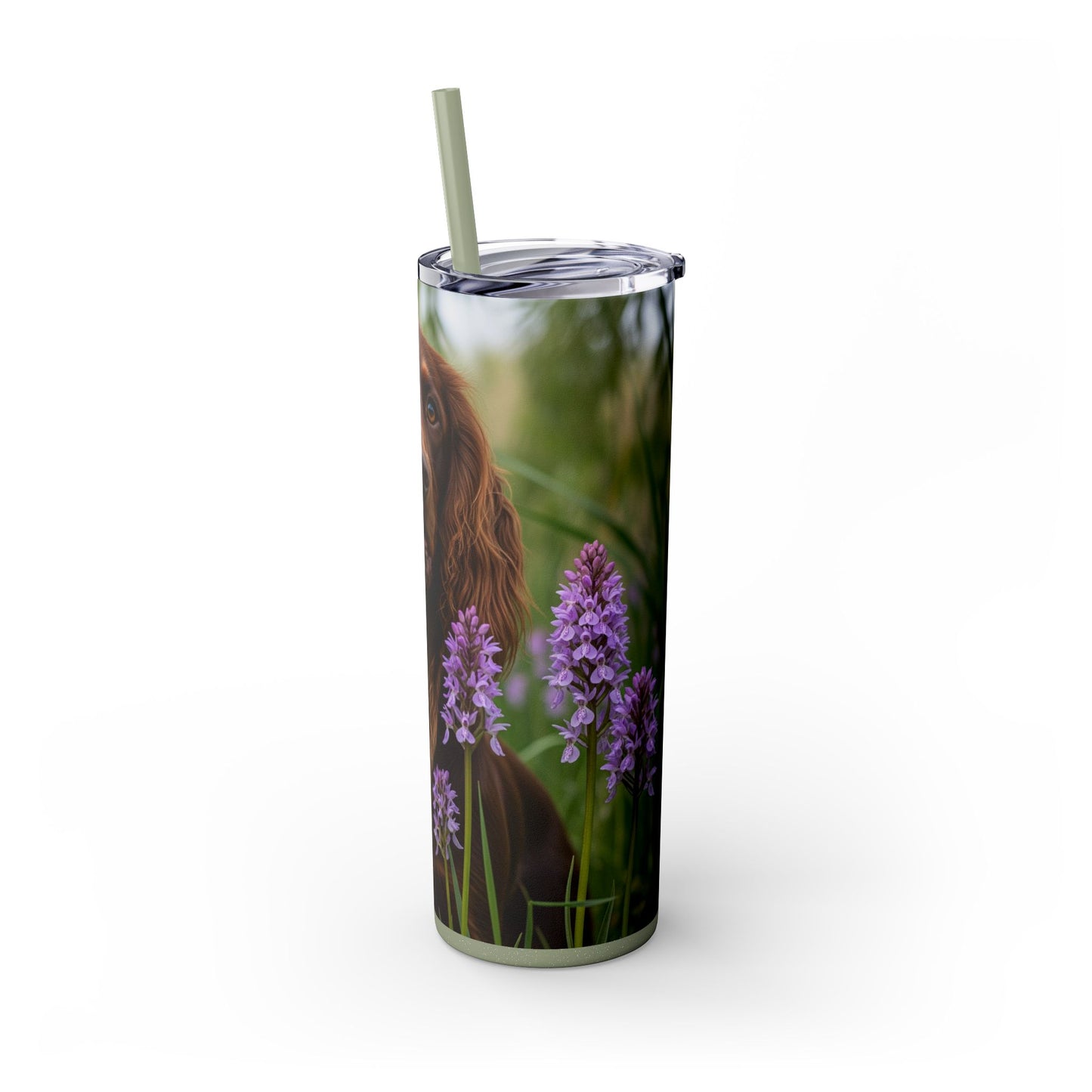 Pont-Audemer Spaniel Tumbler with Straw, 20oz